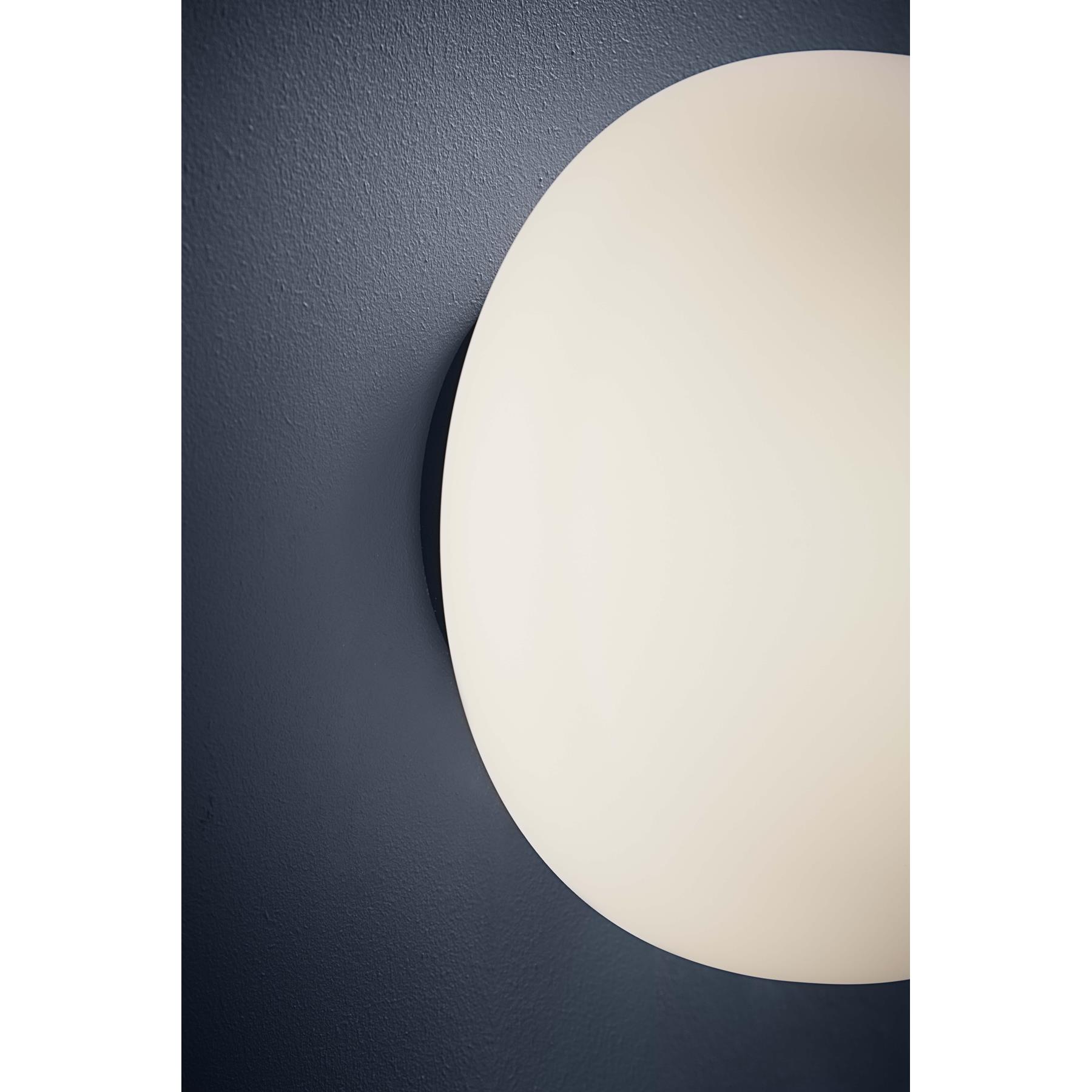 Frandsen Supernate wandlamp Ø28 opal white|black