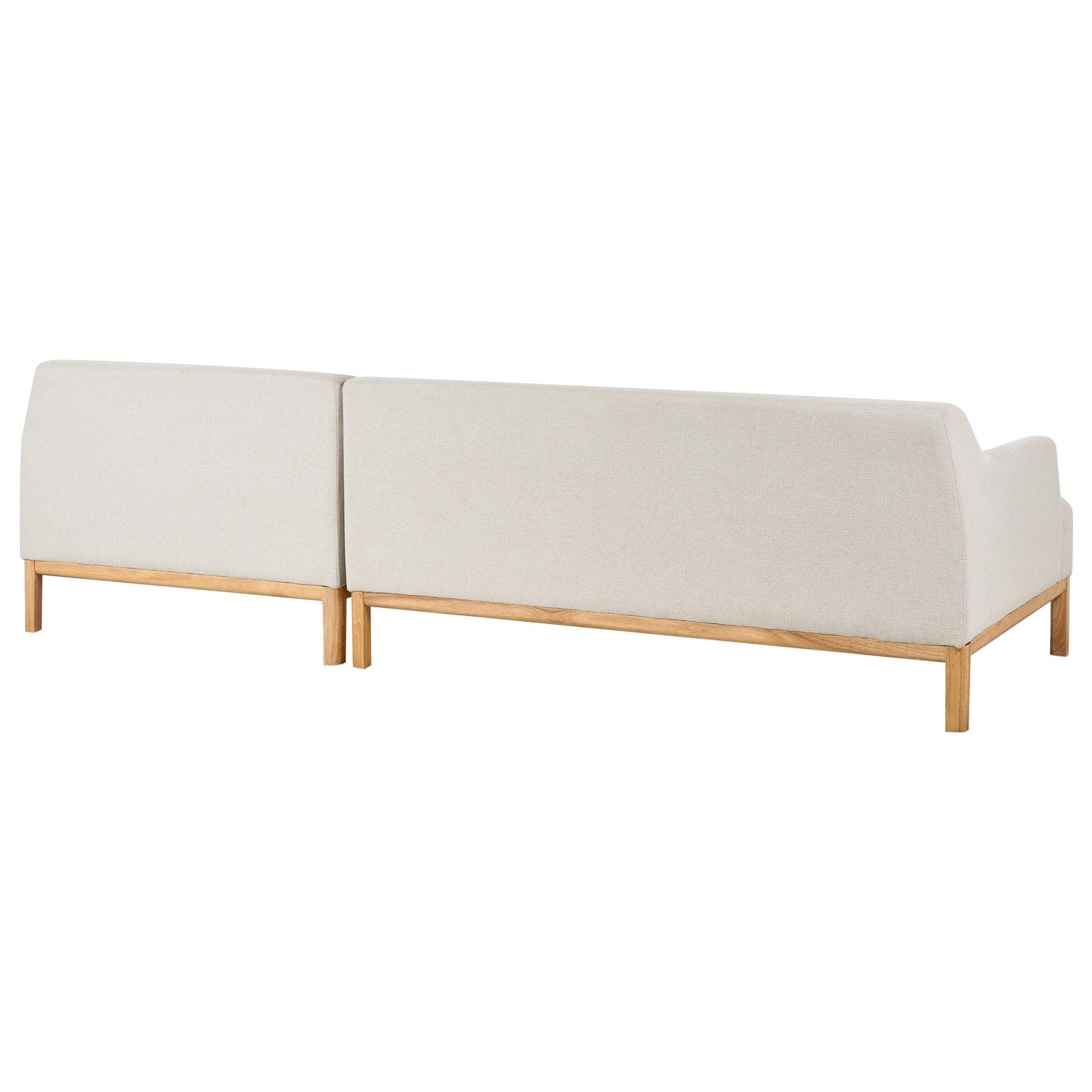 Beliani - SOSJO - Hoekbank - Lichtbeige - Linkszijdig - Polyester