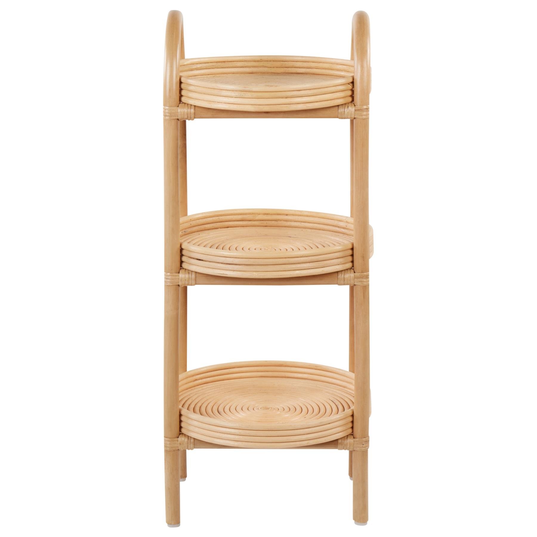 Beliani - TROOLIE - Bijzettafel - Natuurlijk - Rotan