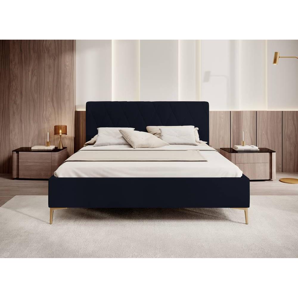 NADUVI Collection Ticaro Bedframe - 180 x 200 - Marineblauw