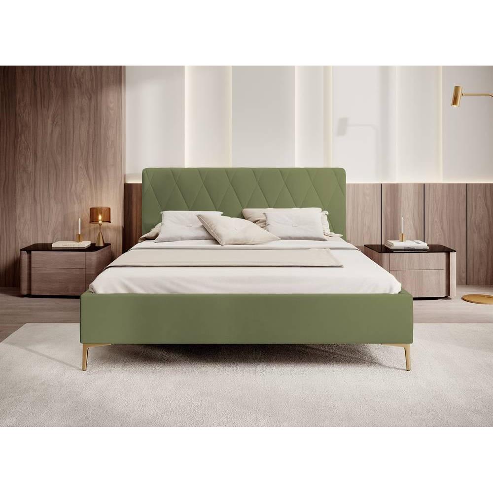NADUVI Collection Ticaro Bedframe - 180 x 200 - Olifgroen