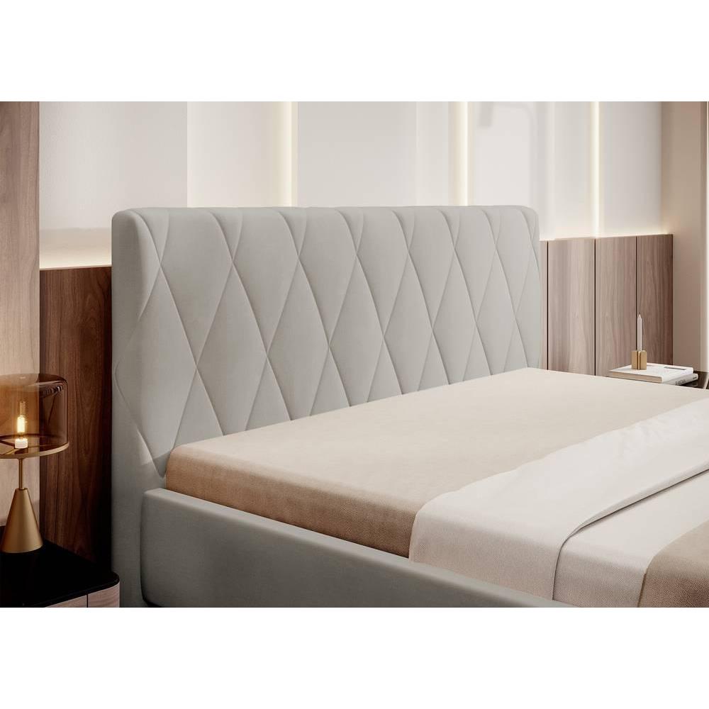 NADUVI Collection Ticaro Bedframe - 160 x 200 cm - Crème