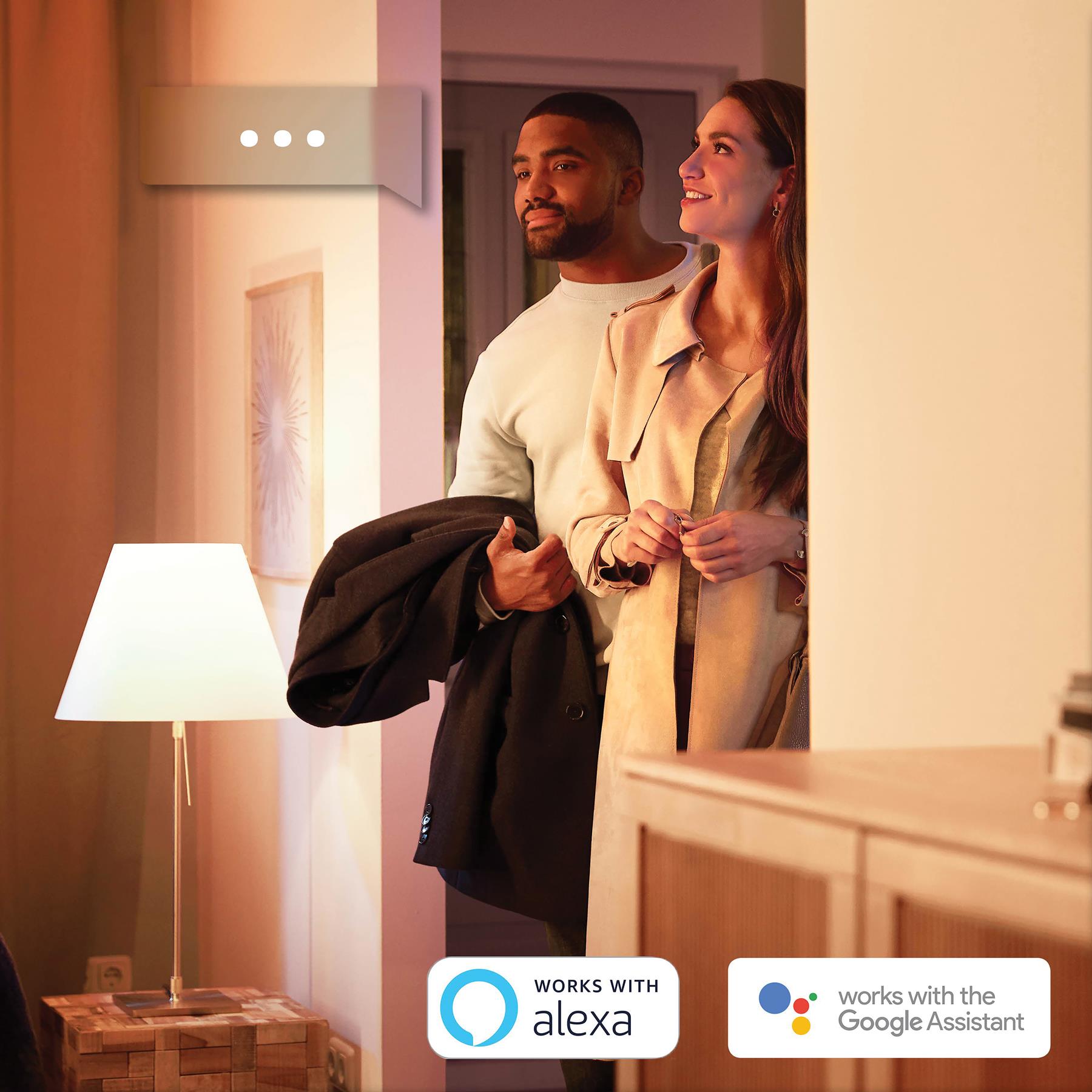 Philips Hue Uitbreidingspakket White GU10 4 Lampen Incl. Dimmer Switch