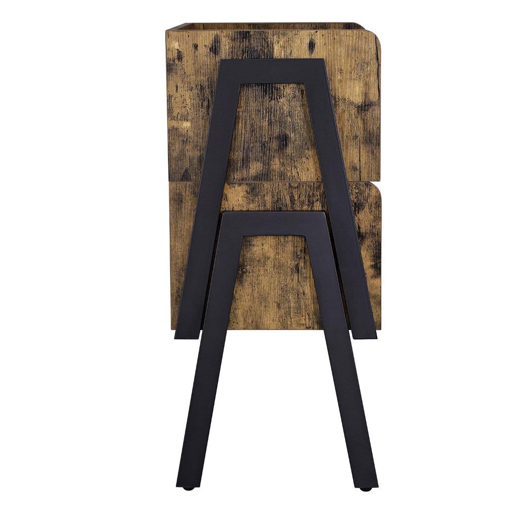 Nachtkastje - vintage look - 46x52x35 cm - vintage bruin
