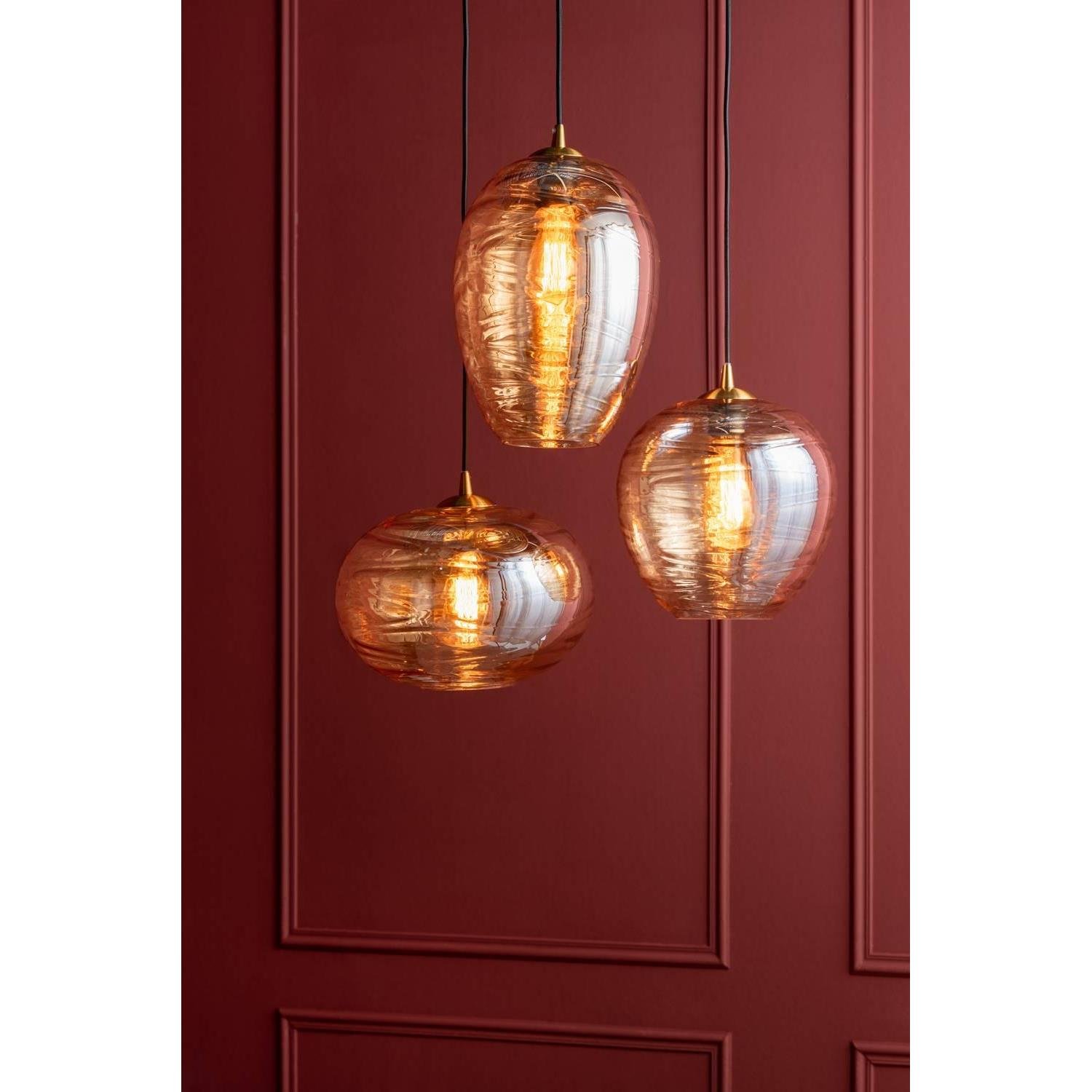 LEITMOTIV Hanglamp Glamour Globe handgemaakt