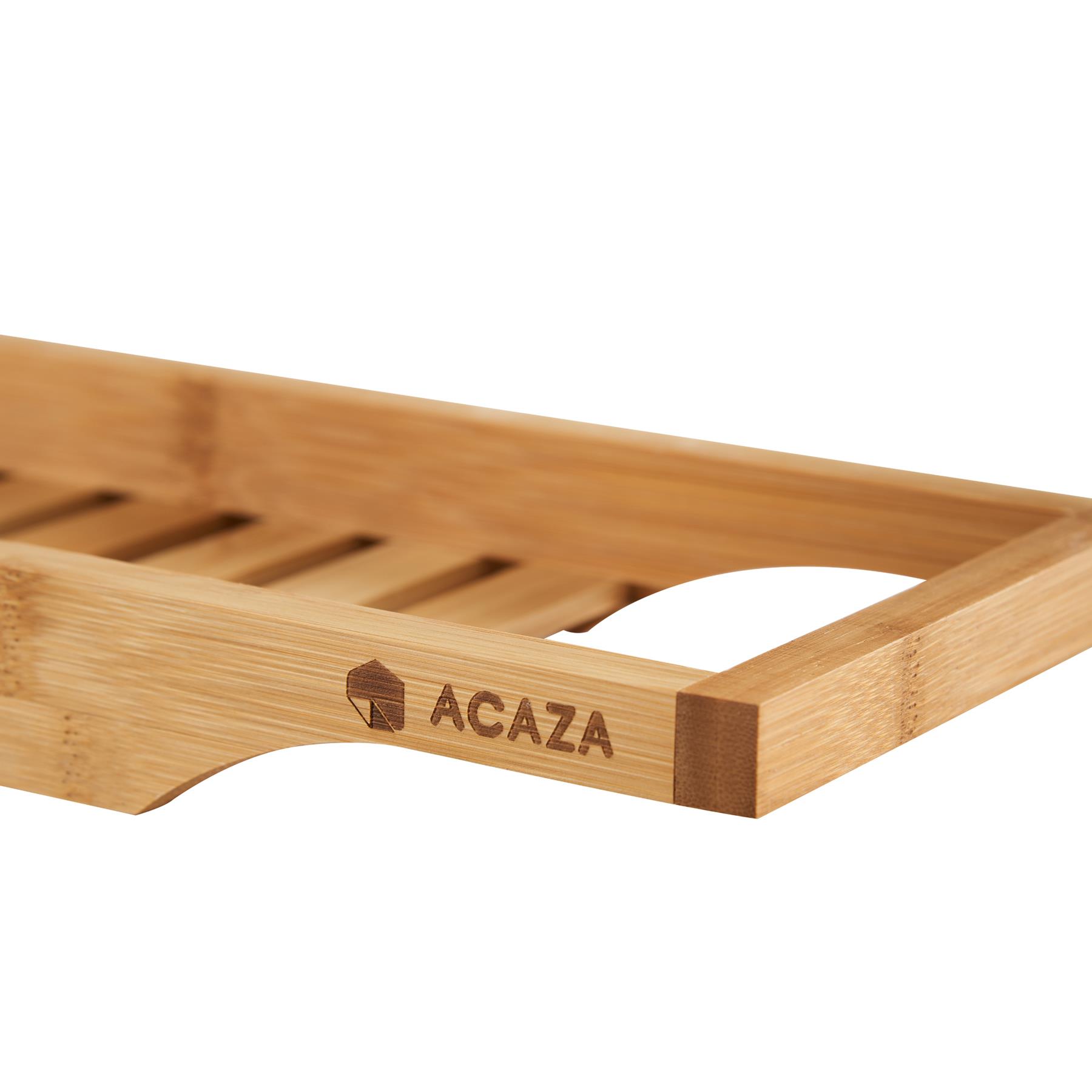 Badplank, Bamboe Bad Brug, Plank voor in Bad, 74 cm, Bamboe Hout