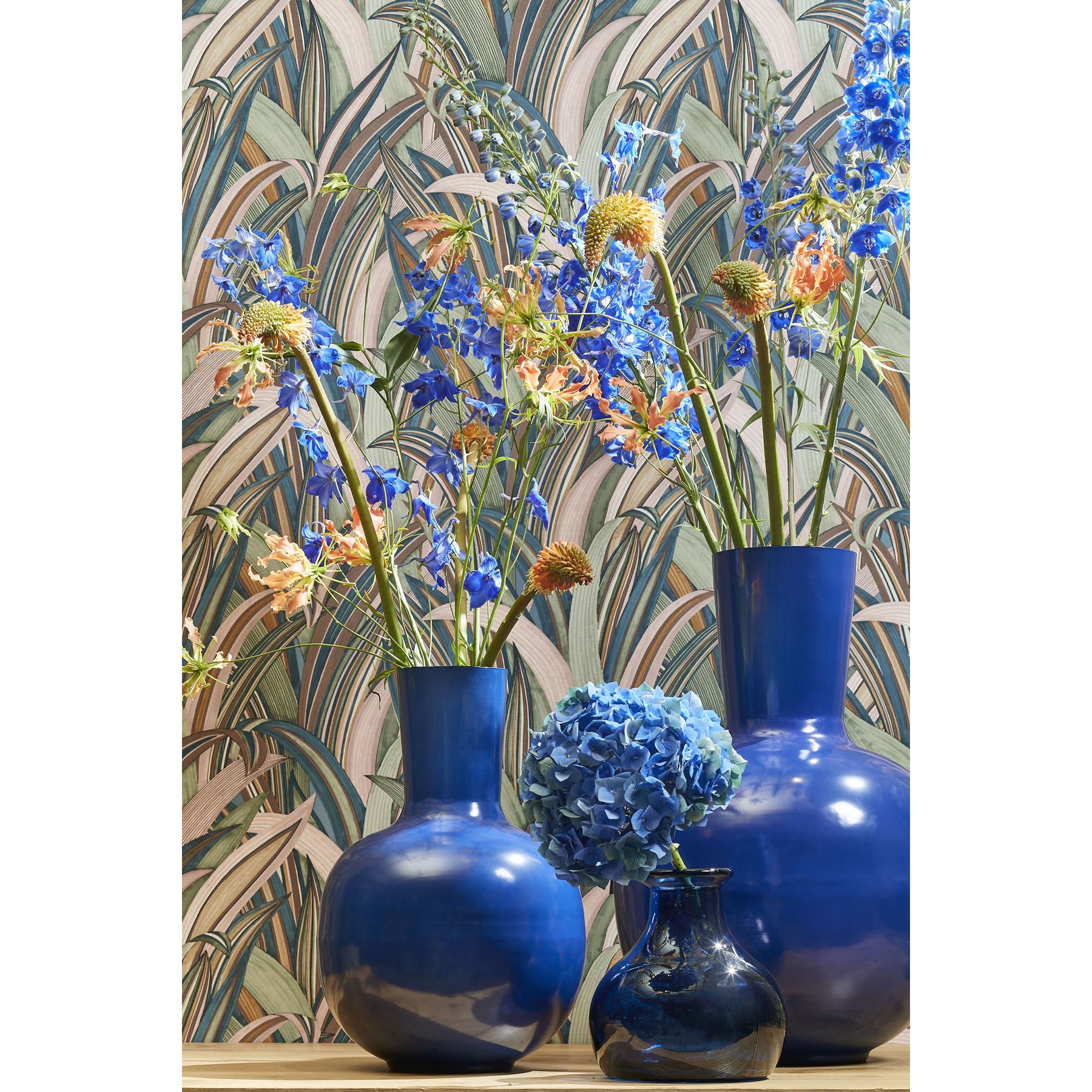 Mica Decorations Dara Vaas - H42 x Ø28 cm - Blauw