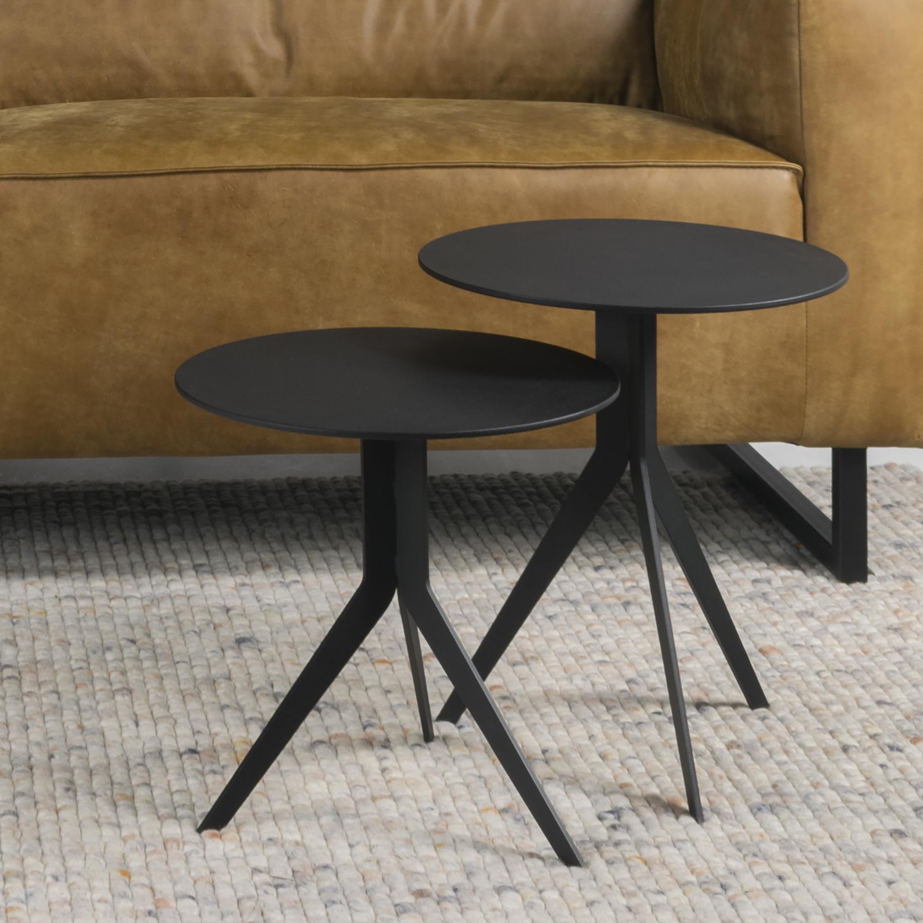SPINDER DESIGN DALEY LOW Bijzettafel - Zwart