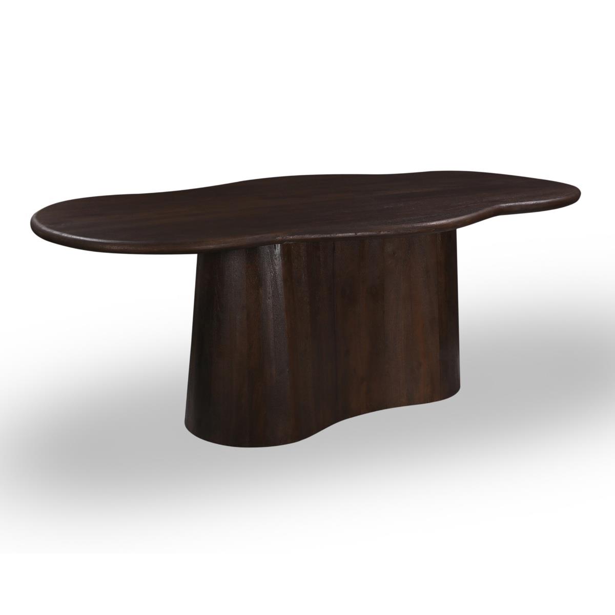 Giga Meubel - Eettafel Jessie Organisch Donkerbruin 260cm