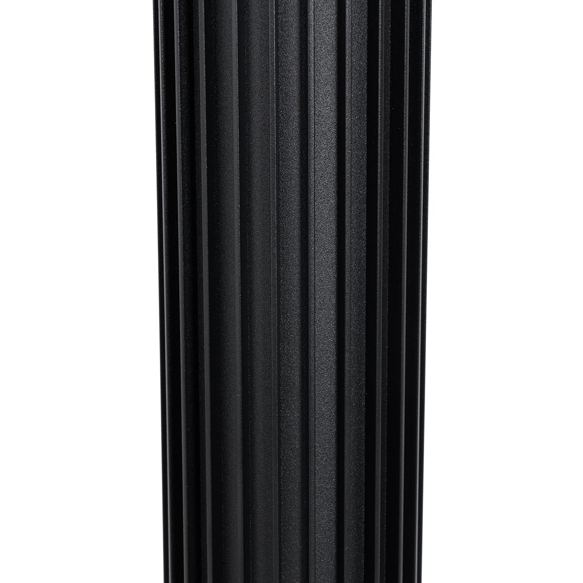 QAZQA Design buiten paaltje zwart 80 cm IP44 - Boris