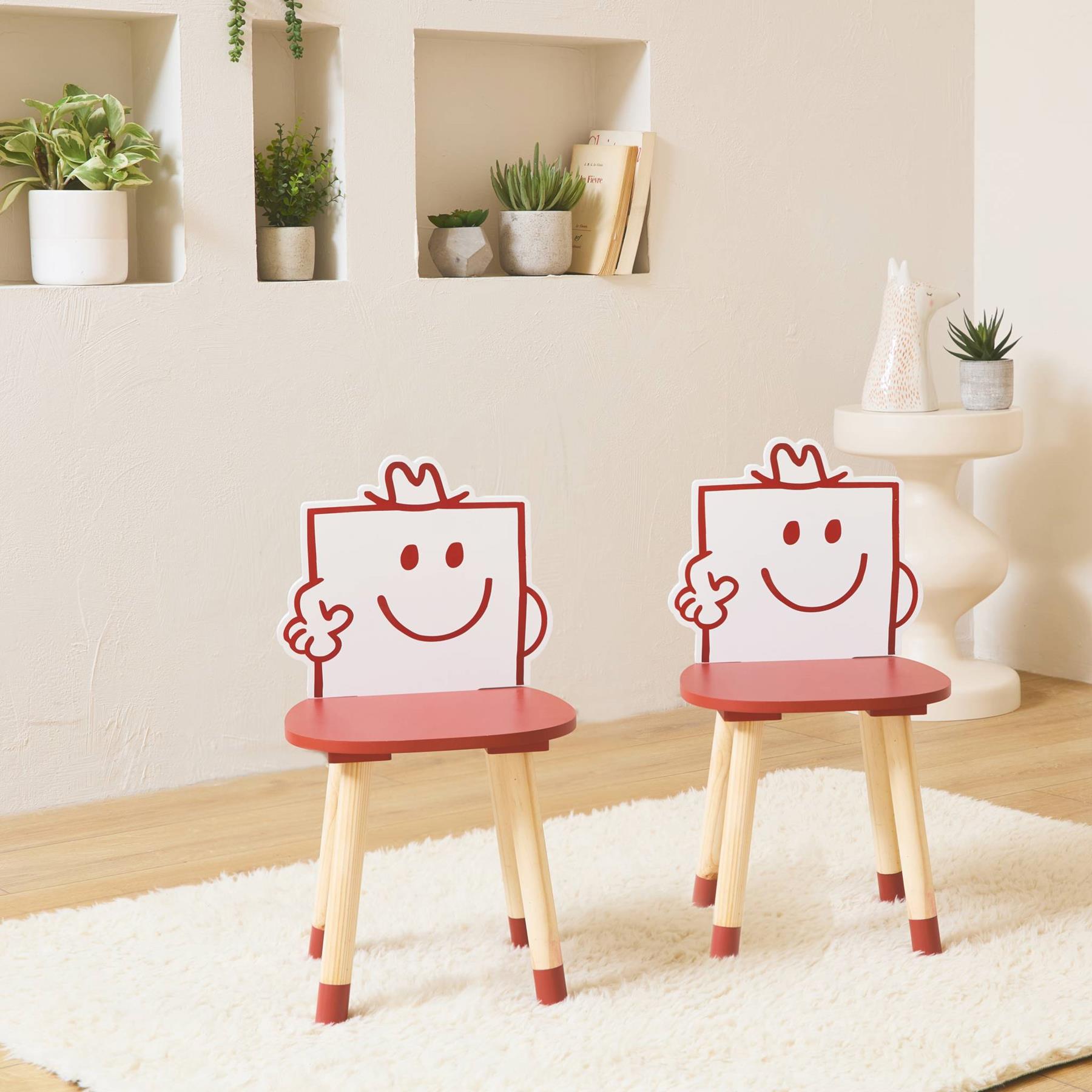 sweeek - Set van 2 kinderstoelen, Monsieur|Madame collectie - Monsieur