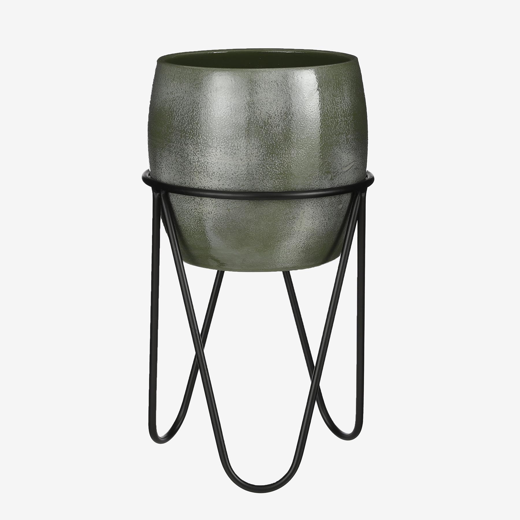Mica Decorations Plantenstandaard Zwart Ø30 cm