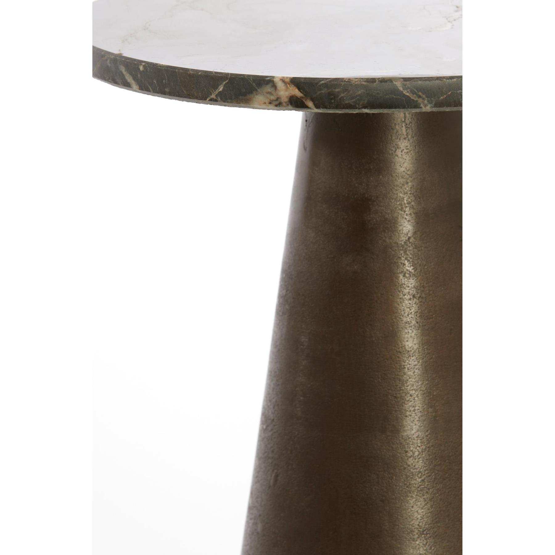 Light & Living Bijzettafel Ynez - Donkerbruin - 29x29x43cm