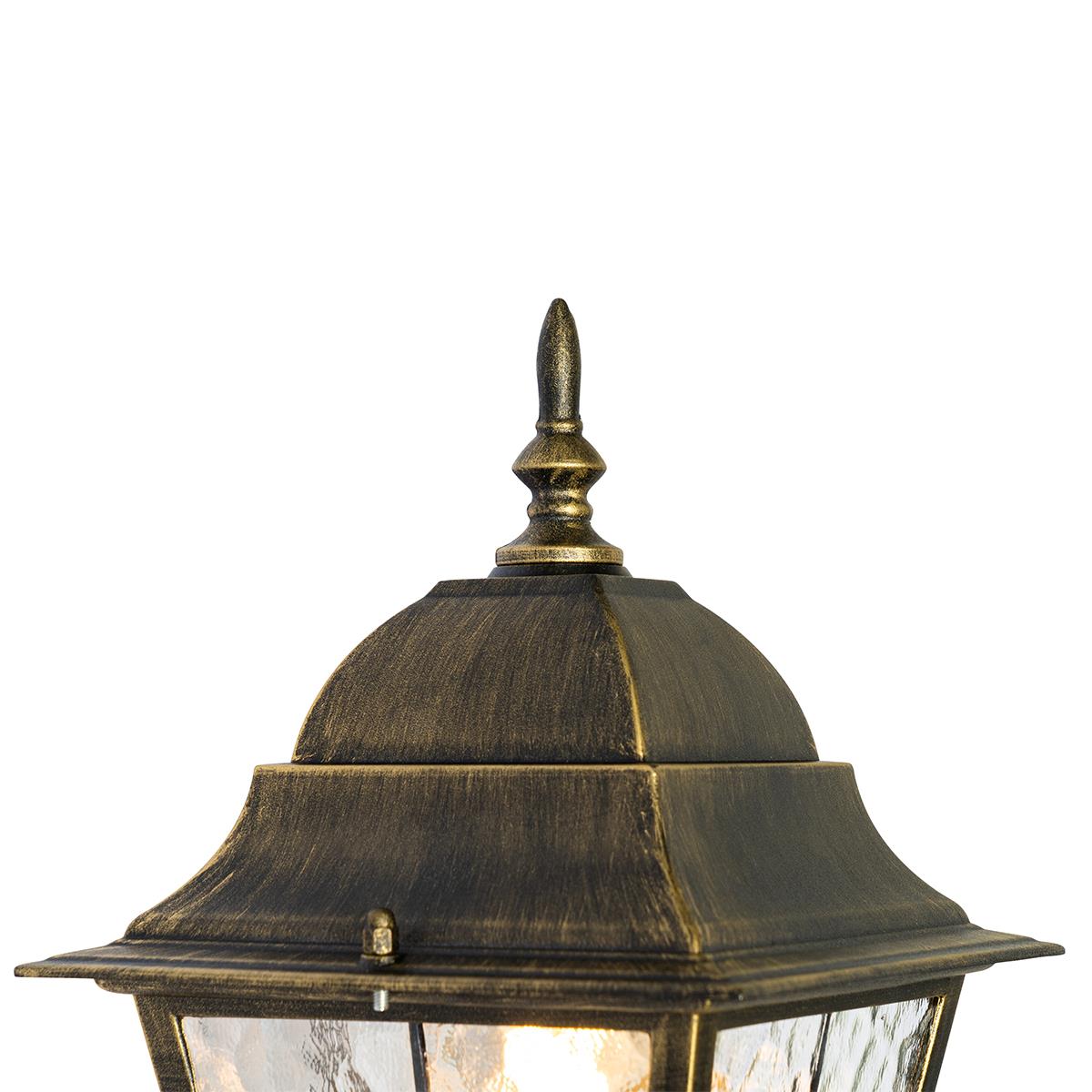 QAZQA Vintage buiten wandlantaarn antiek goud - Antigua Up
