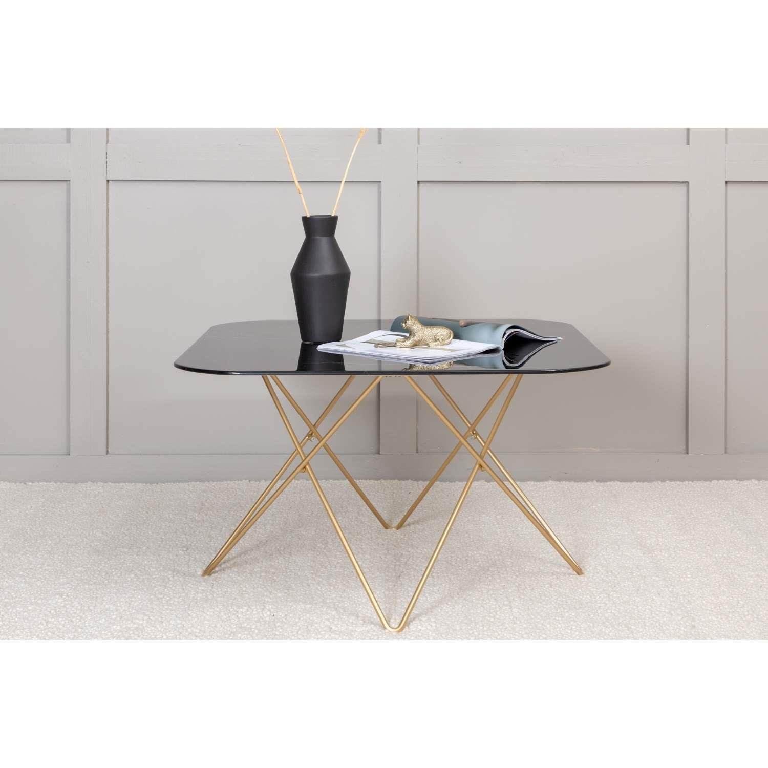 Venture Home Tristar Salontafel 80 x 80 - Zwart