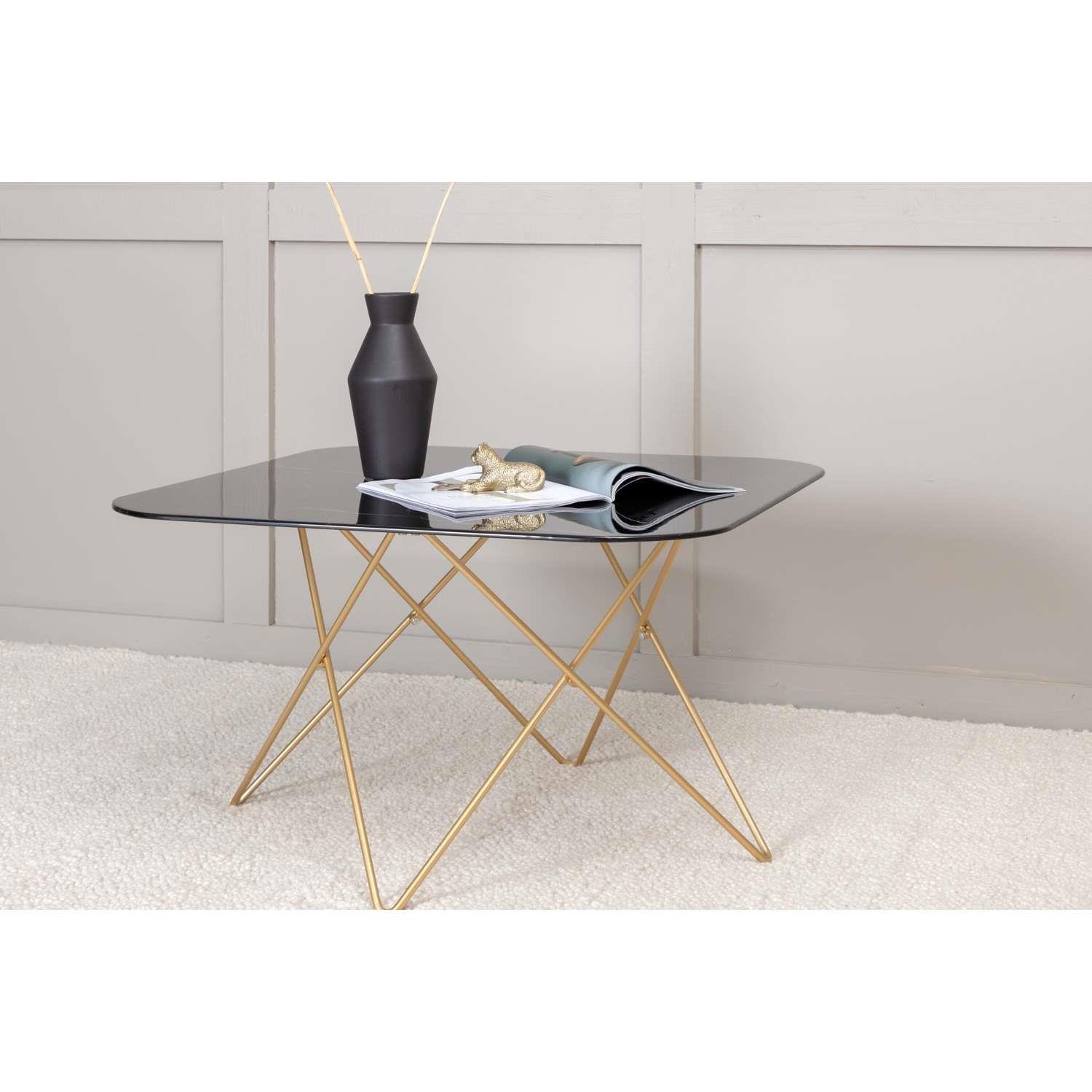 Venture Home Tristar Salontafel 80 x 80 - Zwart