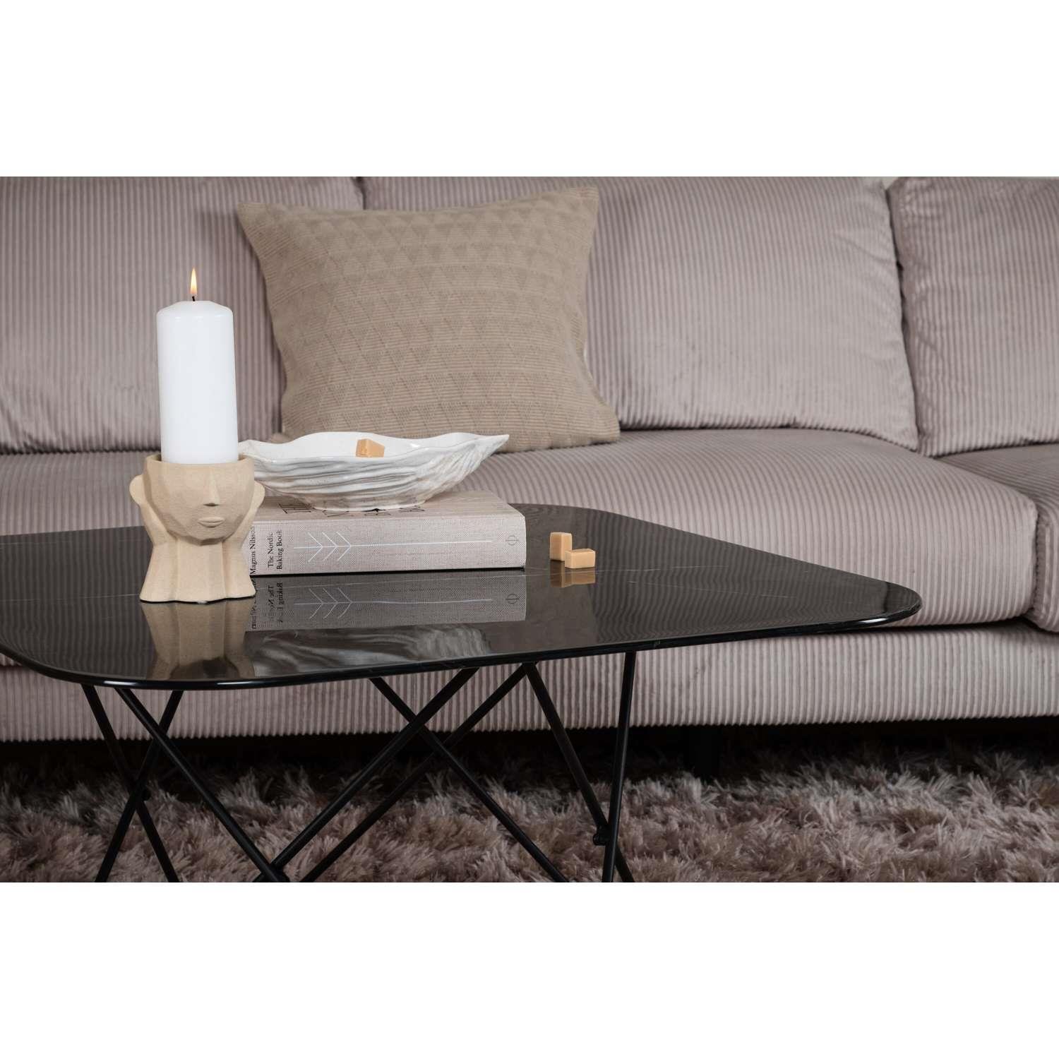 Venture Home Tristar Salontafel 80 x 80 - Zwart