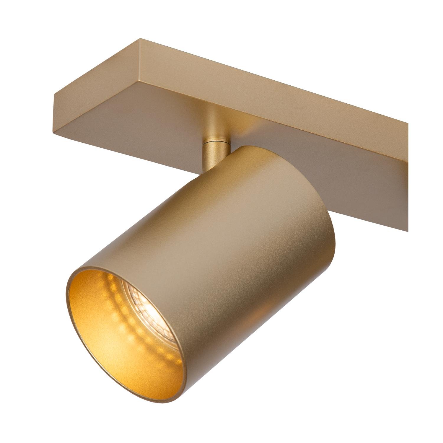 Atmooz Nuo 2 - Goud - Ø 7 cm - 2 Kantelbare Spots - Metaal - 50W