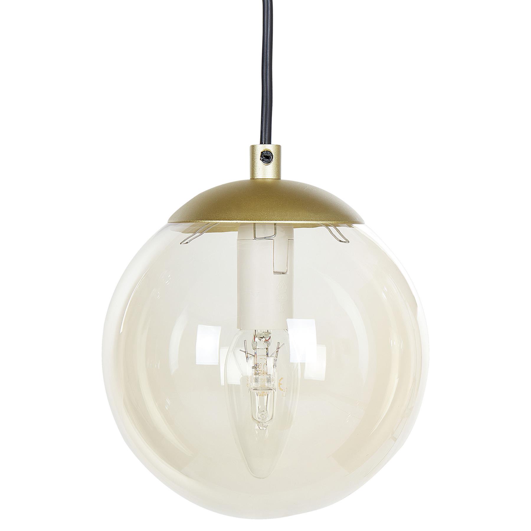 Beliani - NOEL - Hanglamp - Goud - Glas