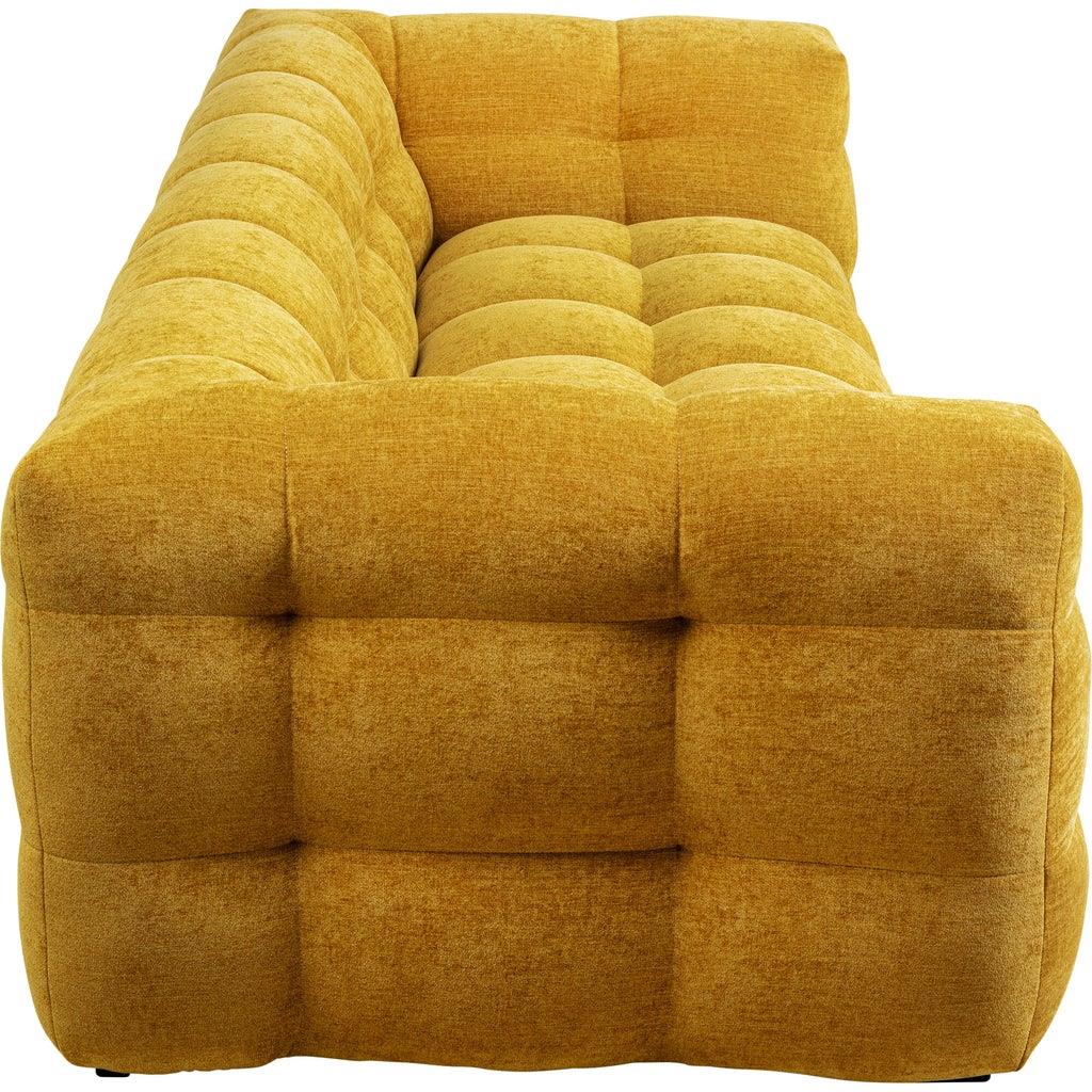 Kare Bank 3-zits Salamanca Yellow 240cm