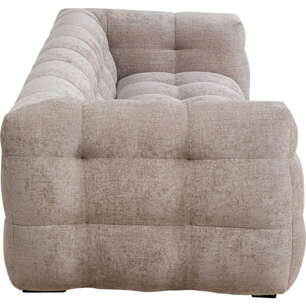 Kare Bank 3-zits Salamanca Grey 240cm