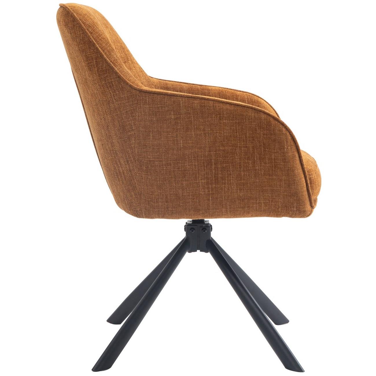 Hygge Interiors Select Avola Draaistoel Roest set van 2