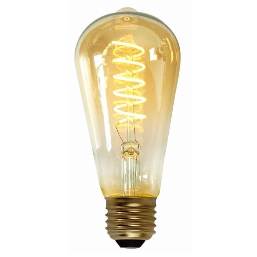 Freelight E27 7Watt Led Gold 64mm incl. Stappen Dimmer