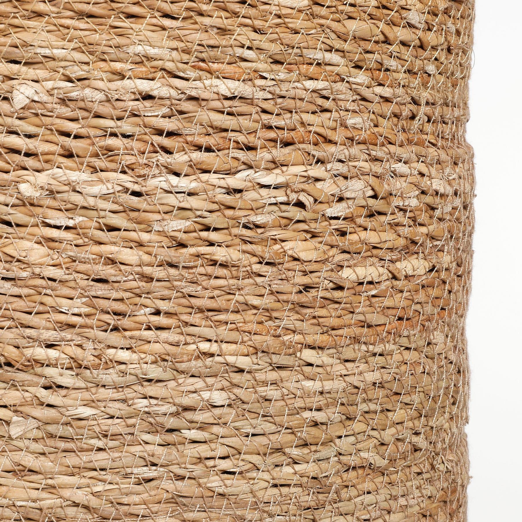 Mica Decorations Atlantic Plantenmand Set van 2 - Ø30 cm - Lichtbruin