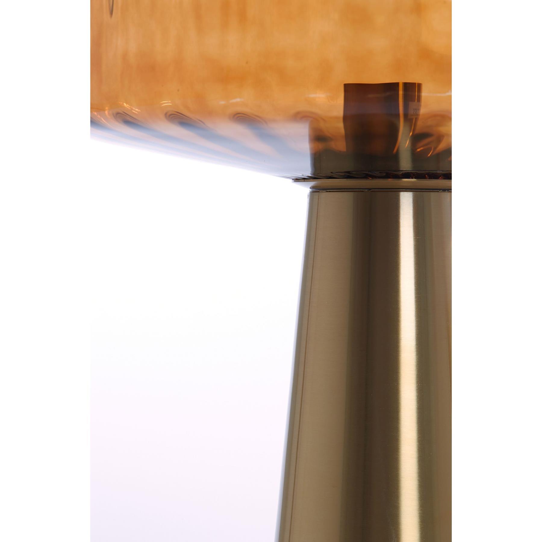 vtwonen Tafellamp Pleat - Bruin - Ø30cm