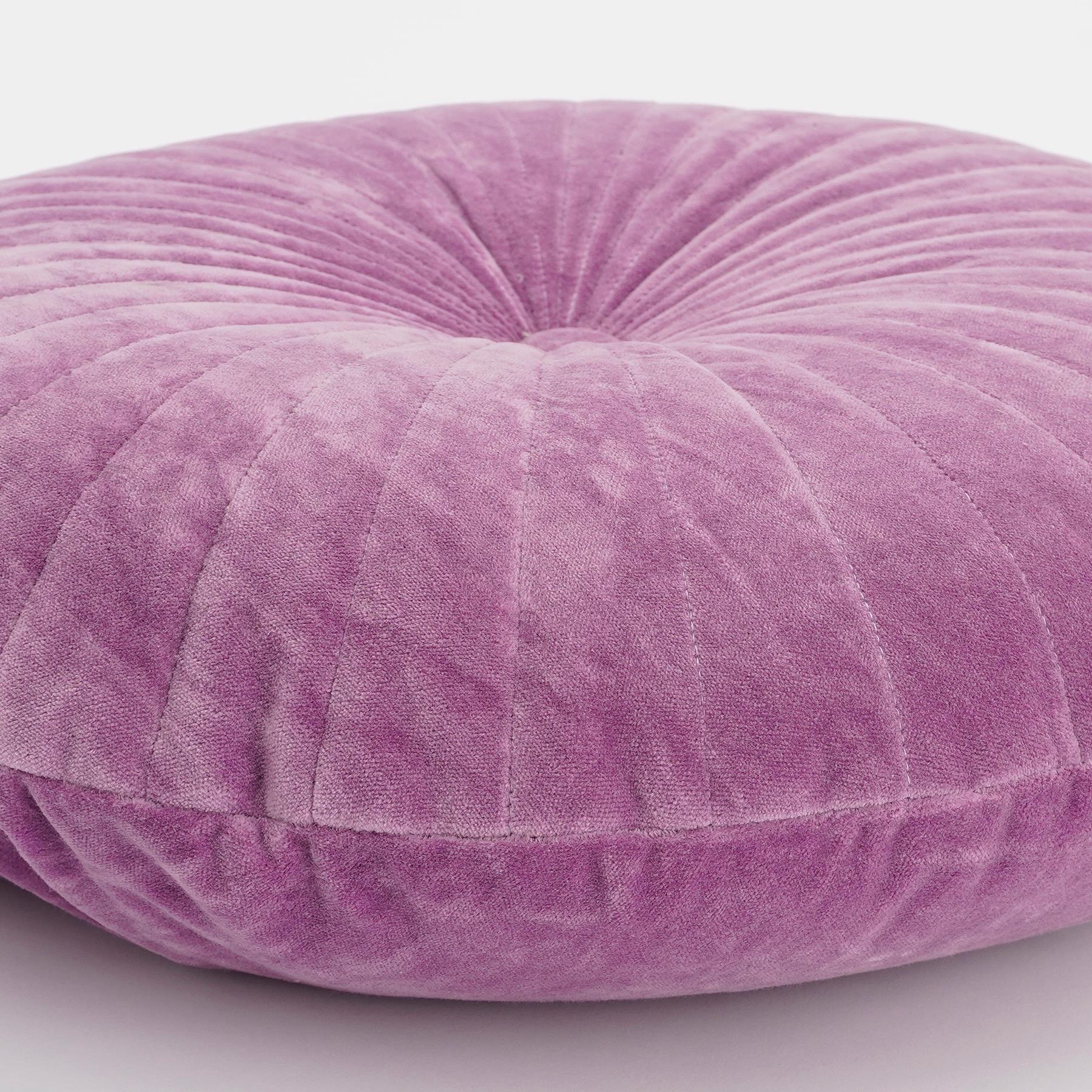 In The Mood Collection Baron Sierkussen - Ø45 cm - Katoen - Lila