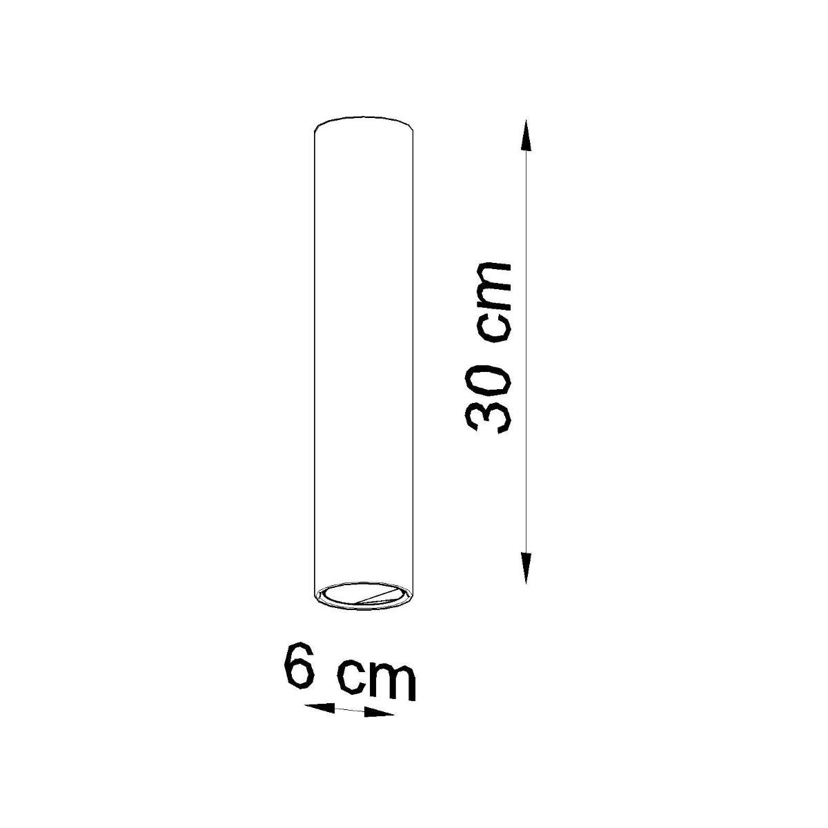 Bussandri Plafondlamp modern - Metaal - Zwart