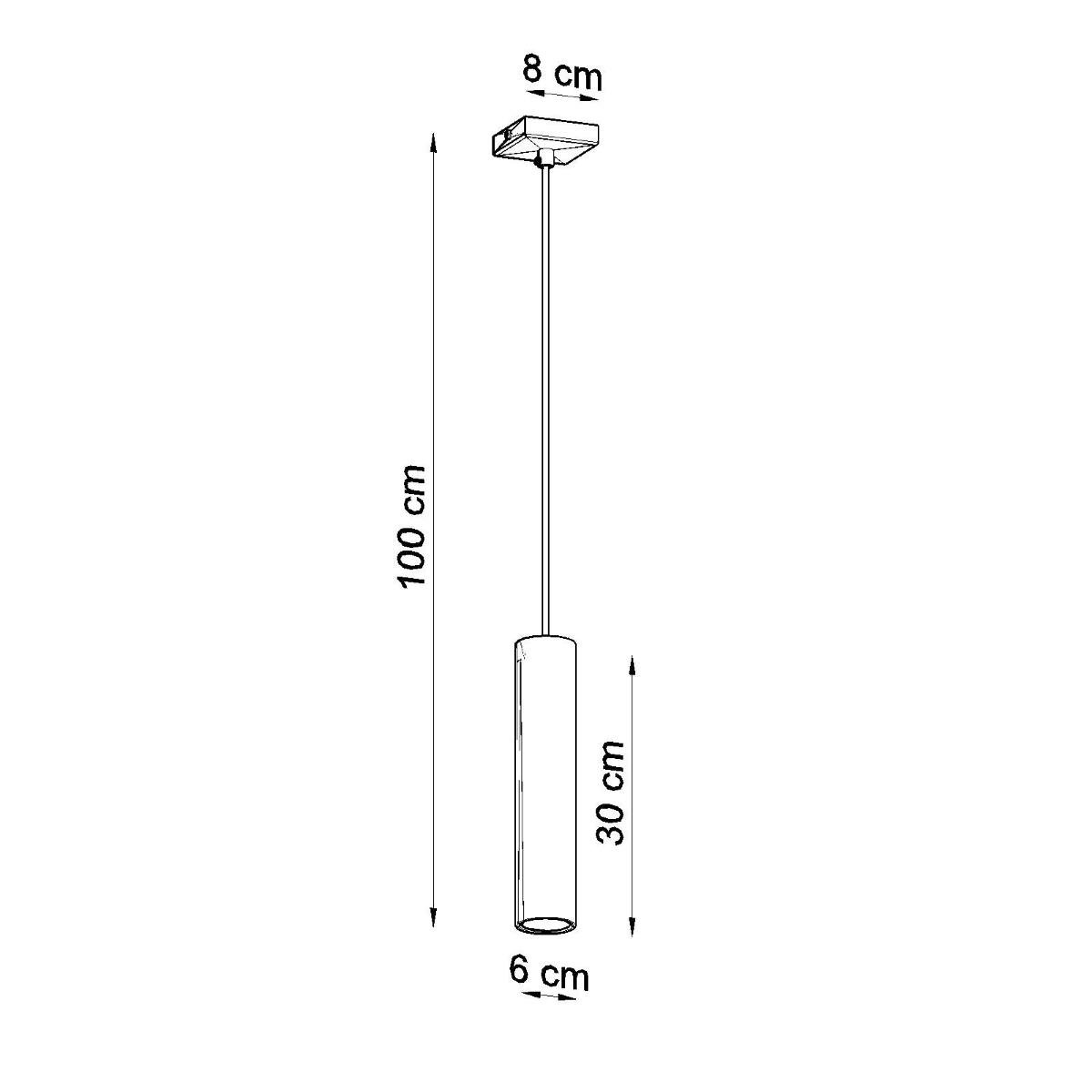 Bussandri Hanglamp modern - Metaal - Zwart