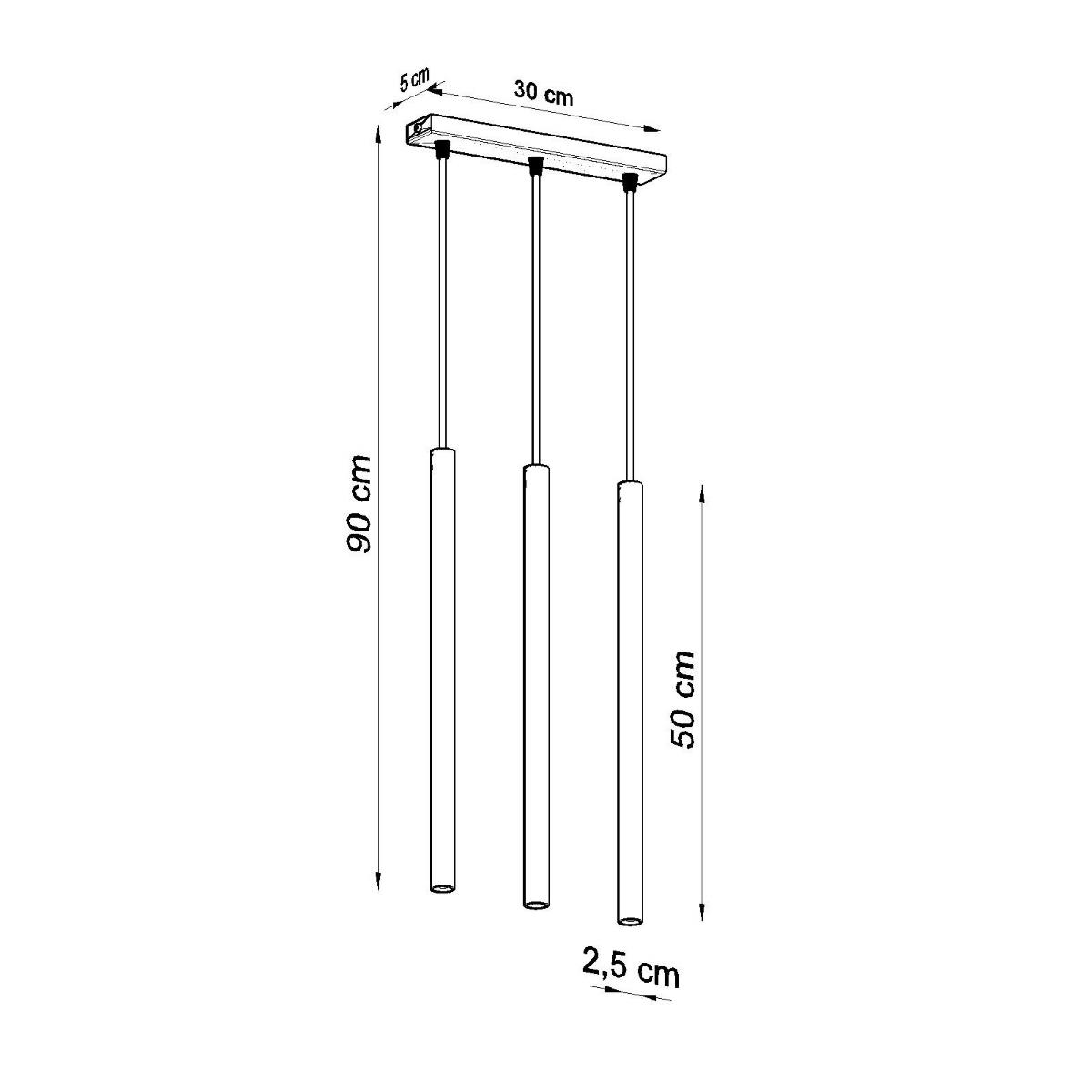 Bussandri Hanglamp modern - Metaal - Wit