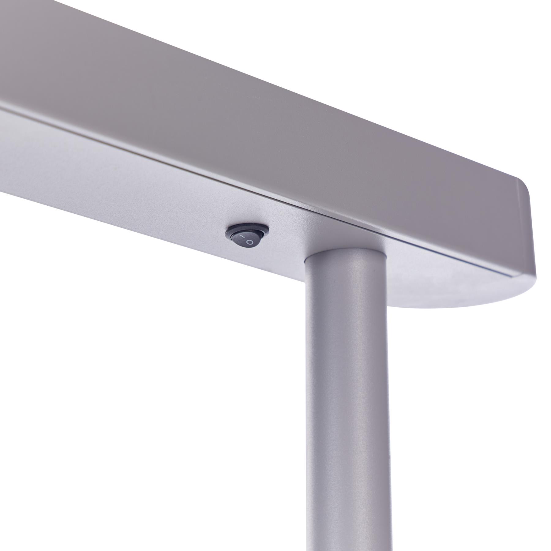 Beliani - PERSEUS - Staande lamp - Zilver - Metaal