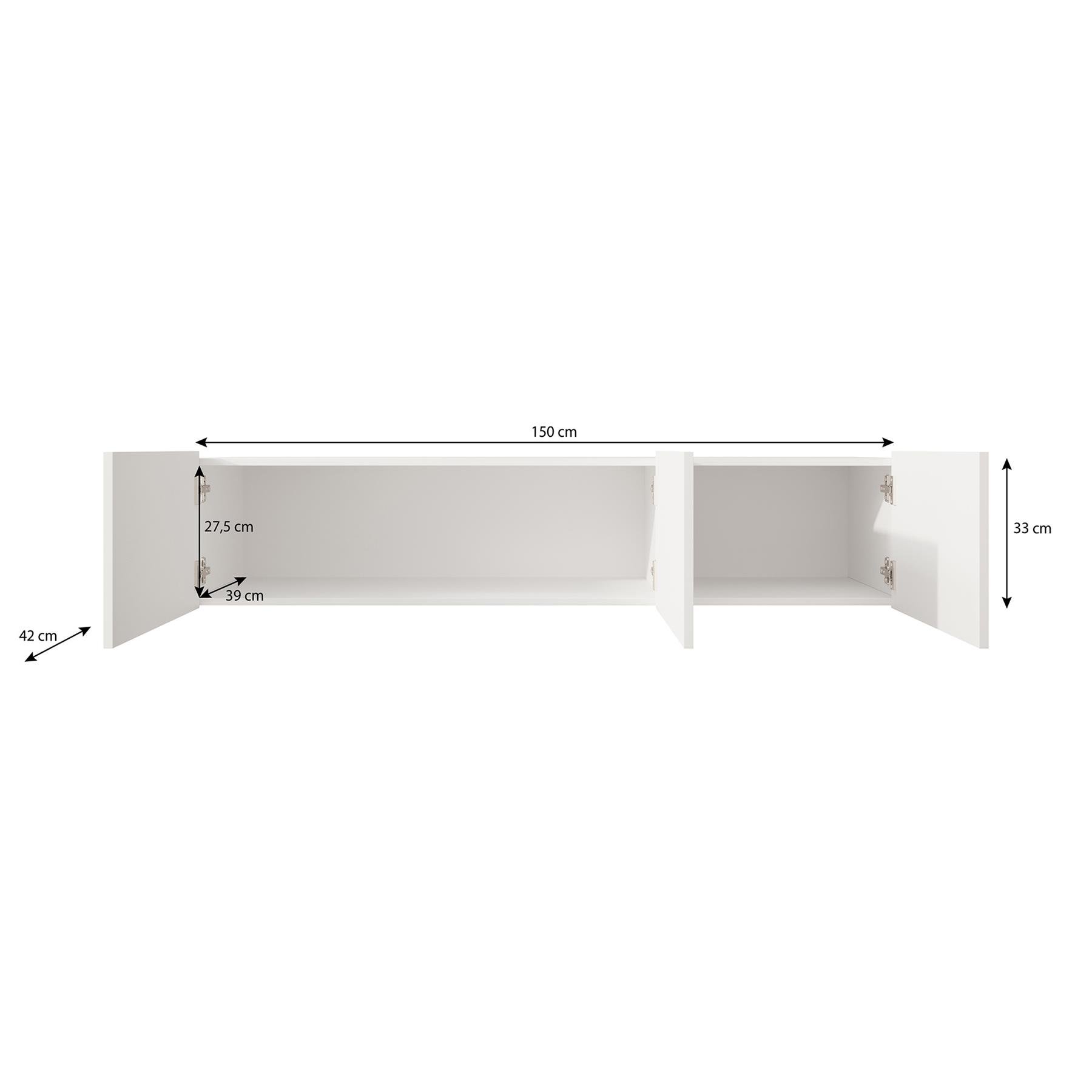 Meubella TV-Meubel Pepinos - Eiken - 150 cm