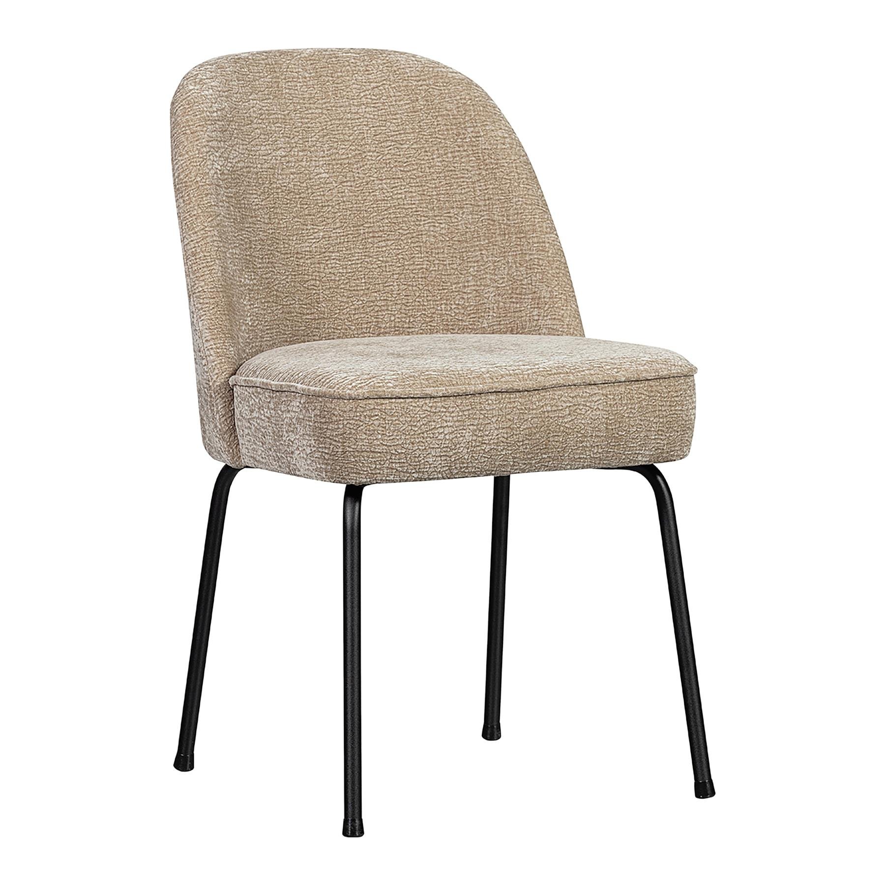 BePureHome Vogue Eetkamerstoel Chenille - Zand 