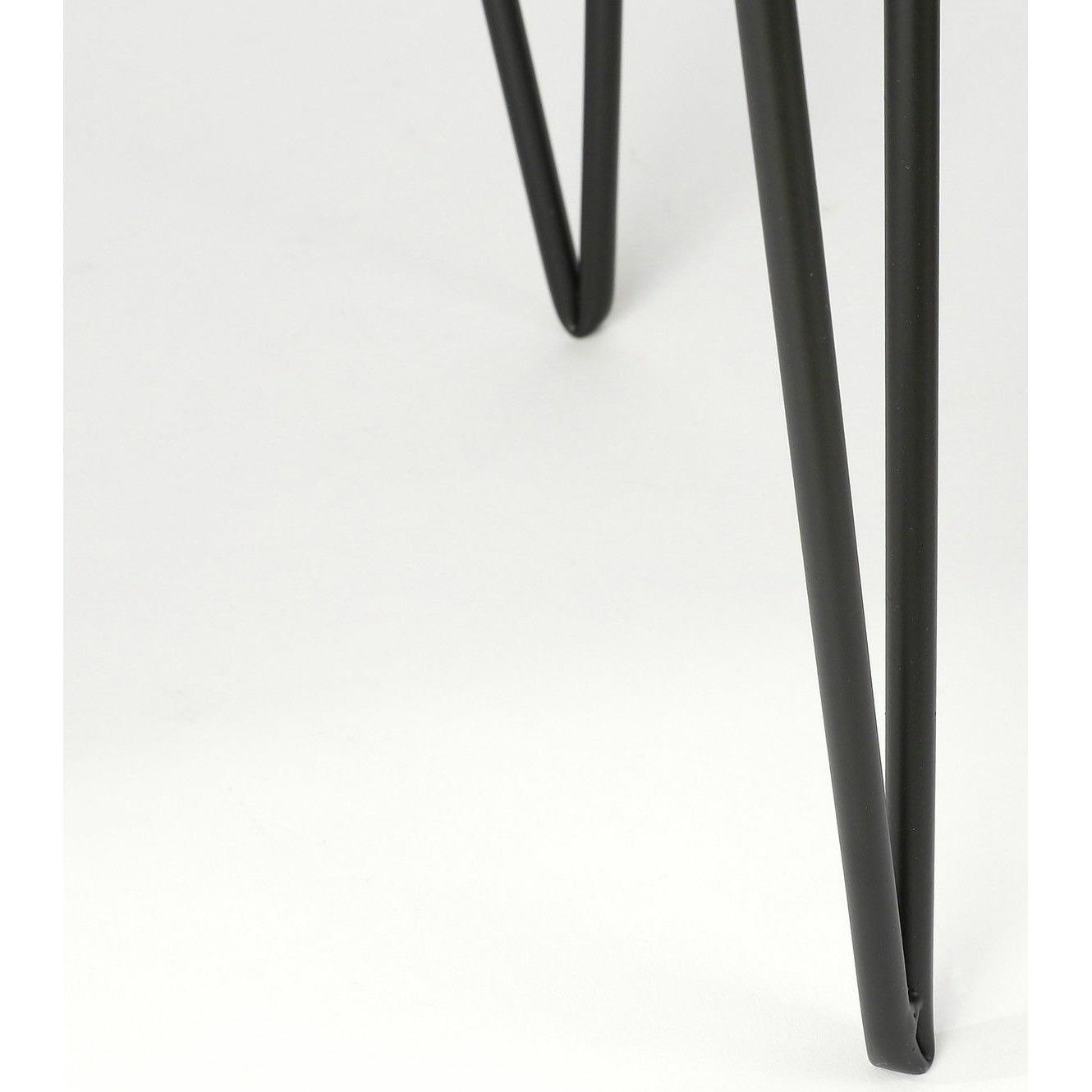 Mica Decorations Blom Plantenstandaard - L25 x B25 x H38 cm - Zwart
