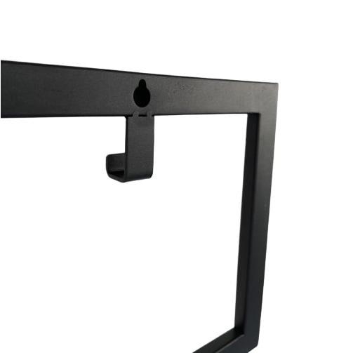 LT-Luce Kapstok Joy Mat Zwart 9 Haken 60cm