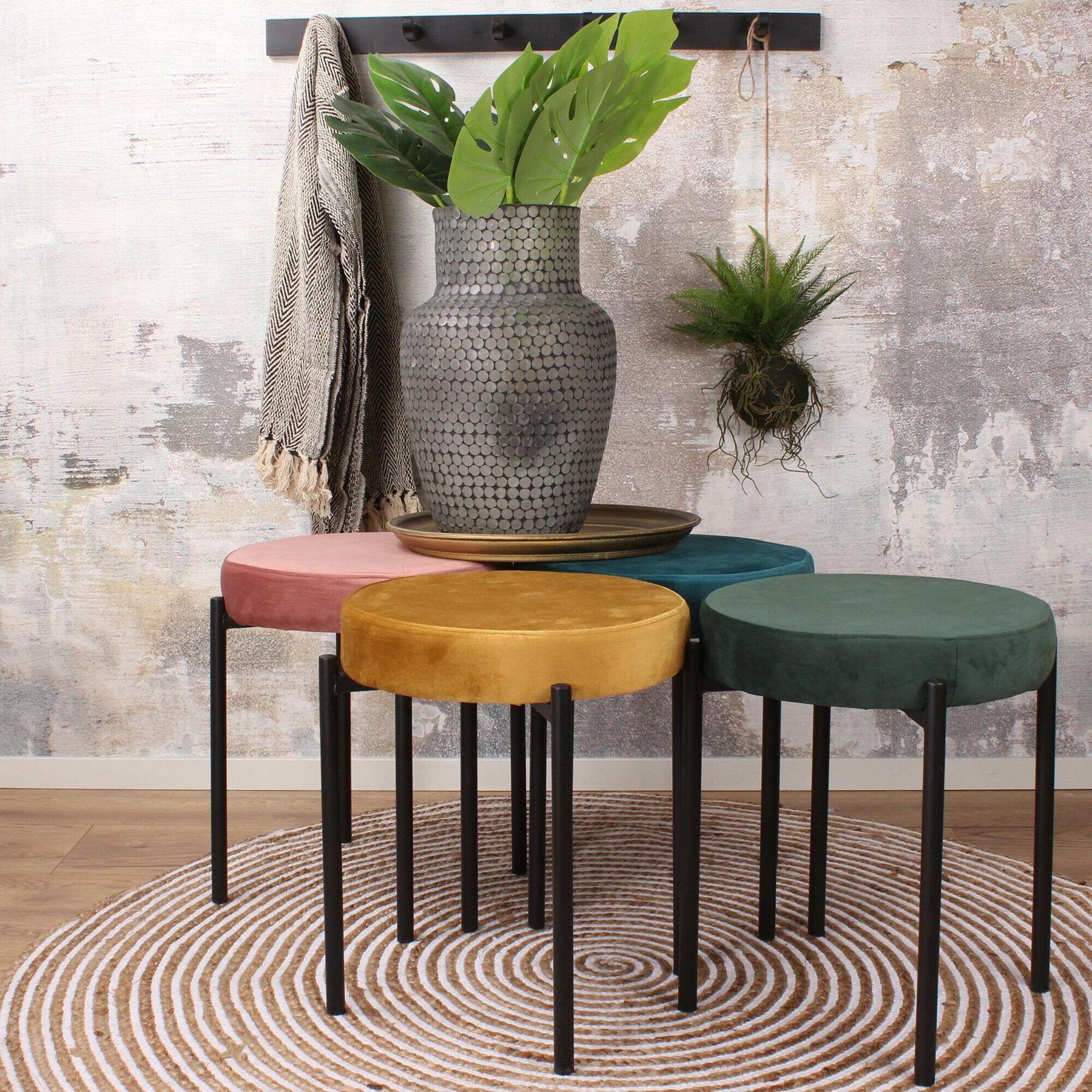 DS4U - Mika velvet kruk roze