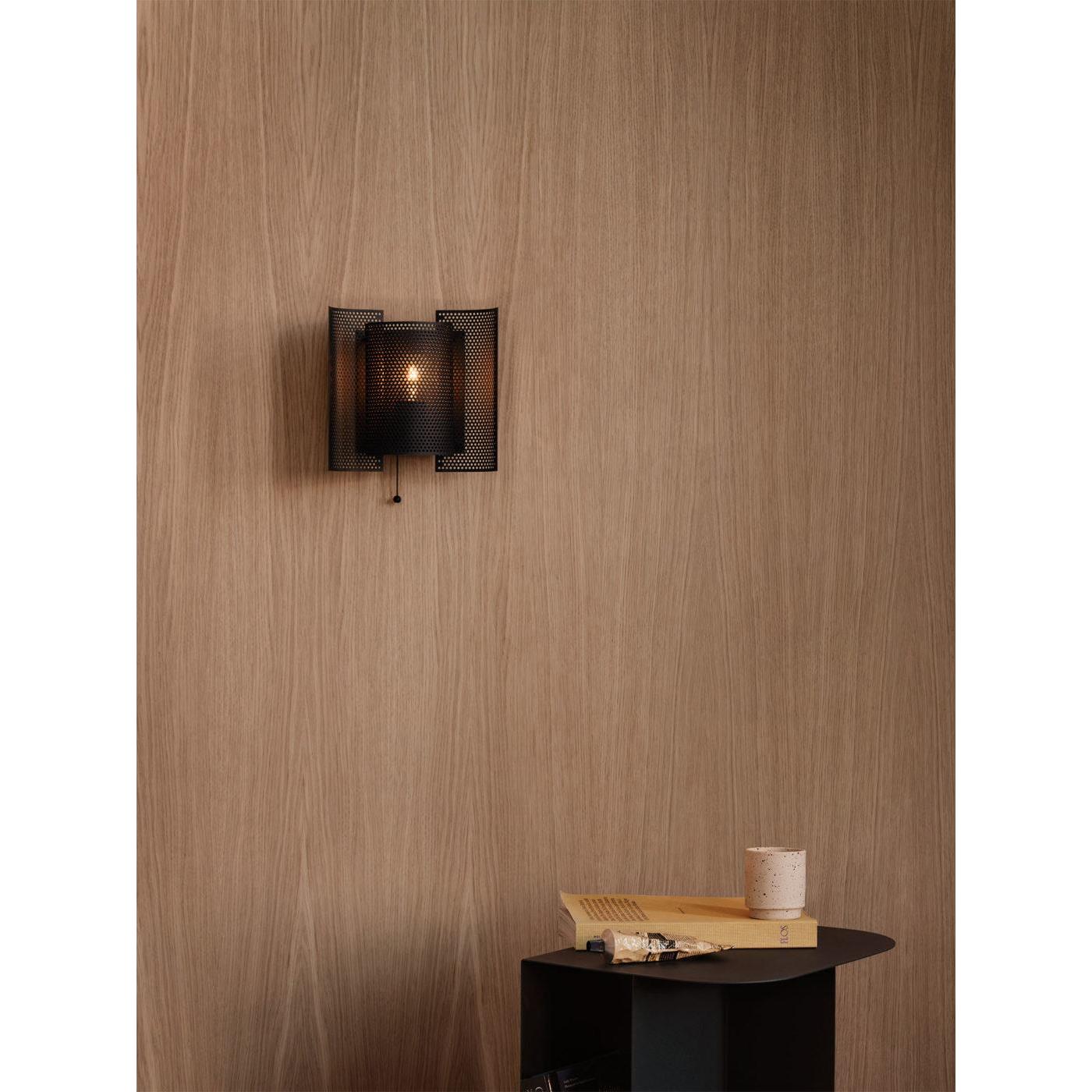 Northern Butterfly Perforated wandlamp aluminium