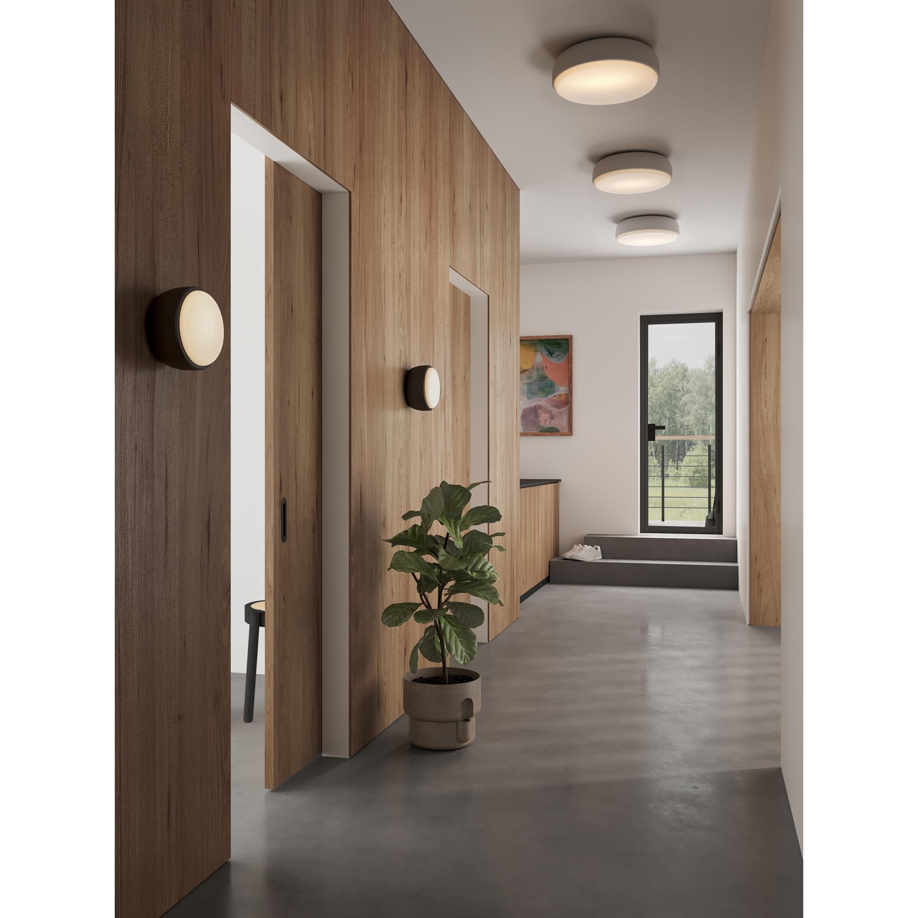 Northern Over me wandlamp Ø30 donkergrijs