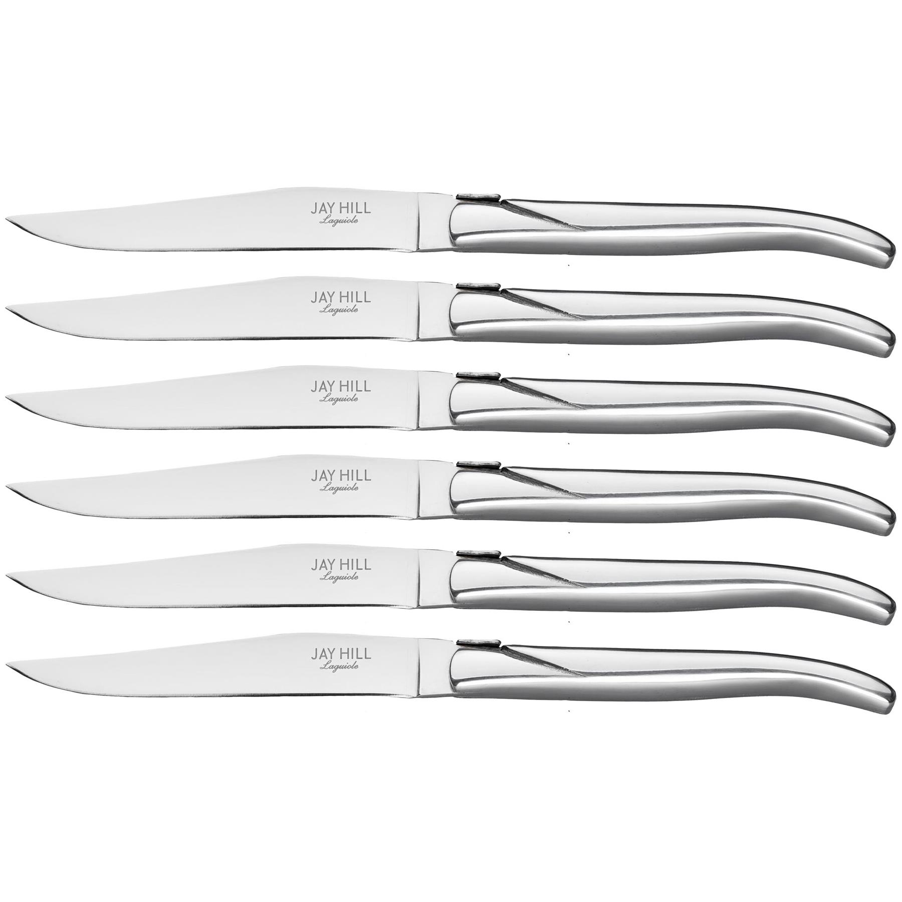 Jay Hill Steakmessen Laguiole - RVS - 6 Stuks