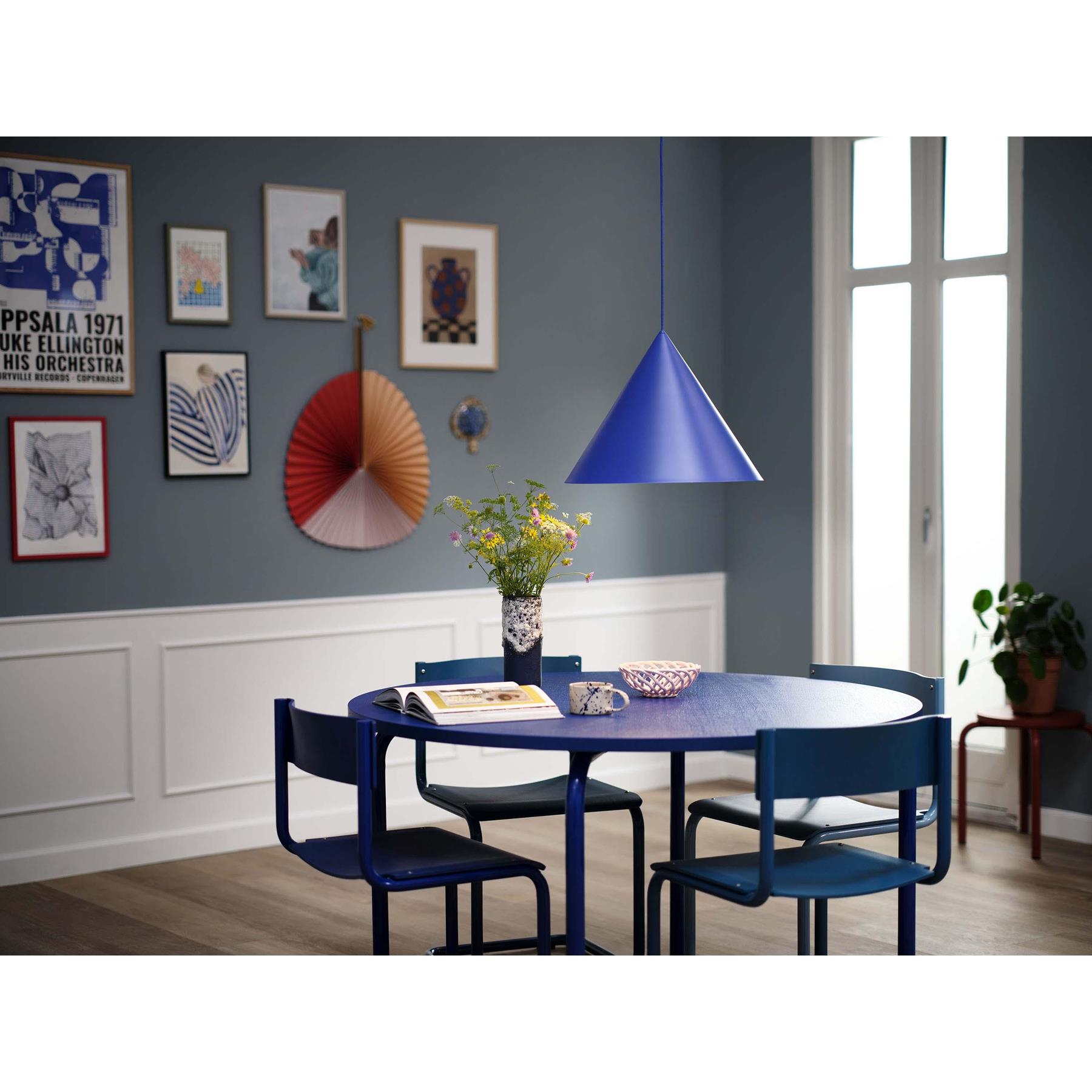 Frandsen Benjamin XL hanglamp Ø46 blauw