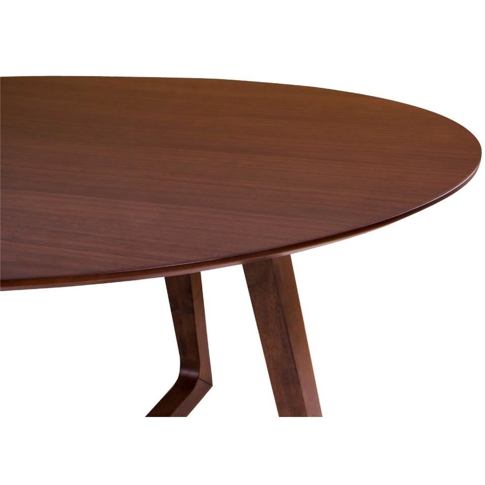 House Nordic Hellerup Ronde Eettafel Walnoot Ø137 cm