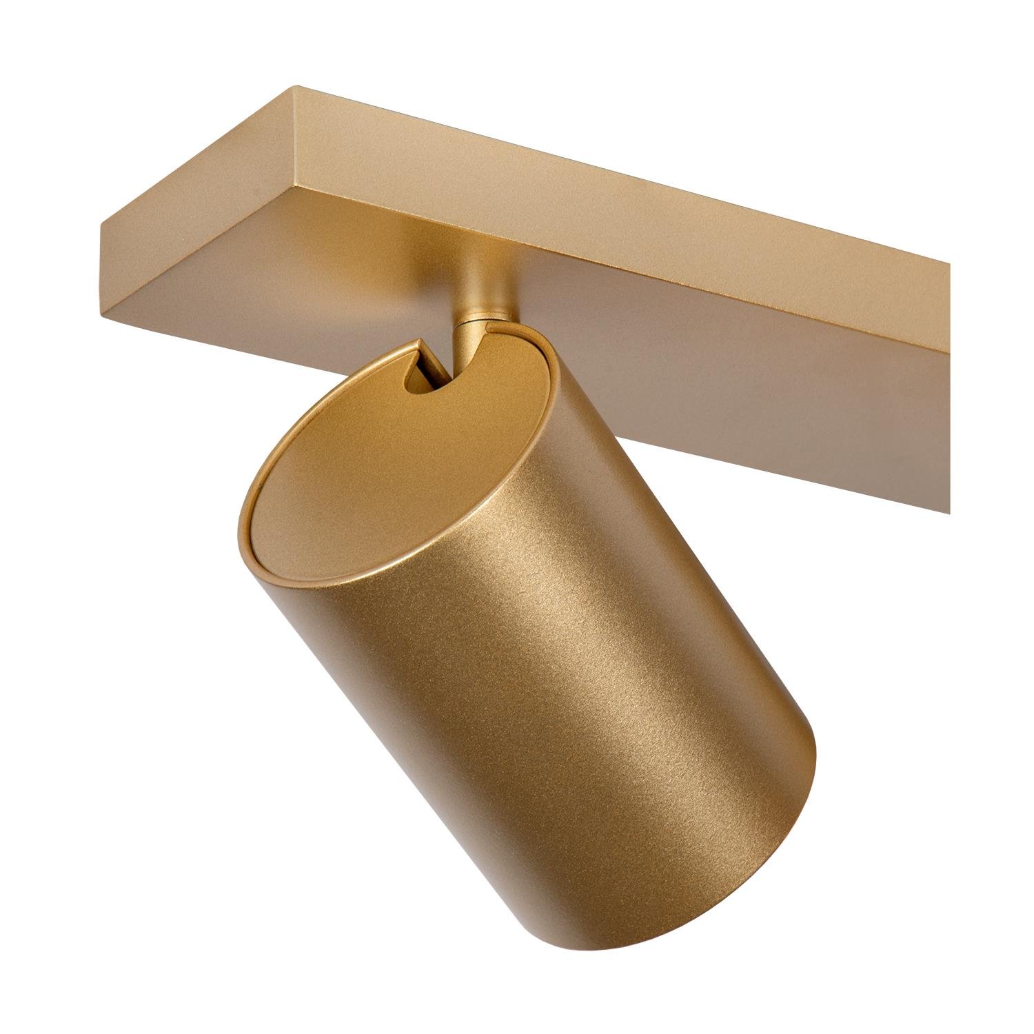 Atmooz Nuo 2 - Goud - Ø 7 cm - 2 Kantelbare Spots - Metaal - 50W
