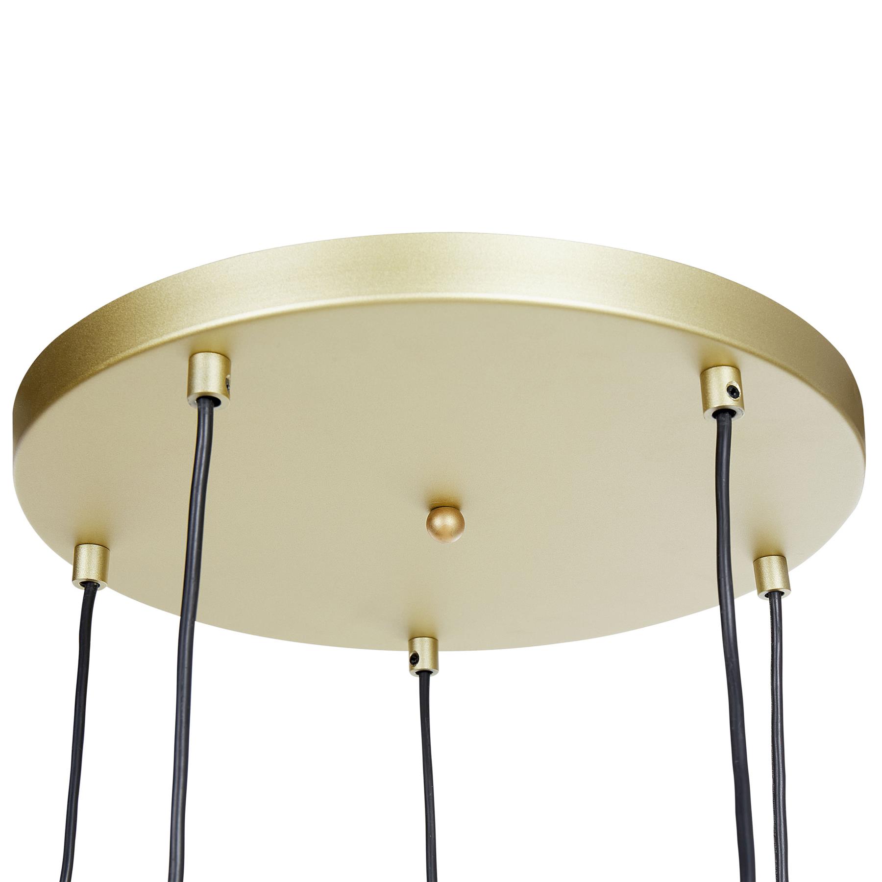 Beliani - NOEL - Hanglamp - Goud - Glas