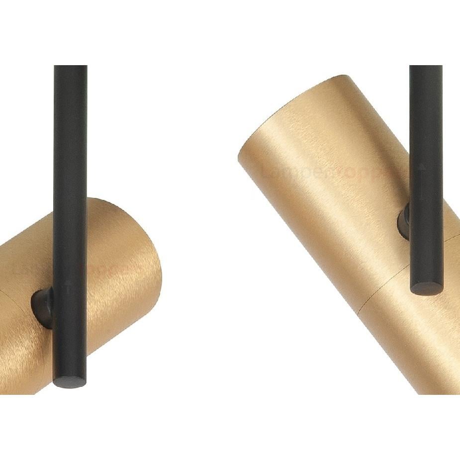 Highlight Spot Trend Zwart Goud Mini GU-10 Ø 35mm 3 Lichts