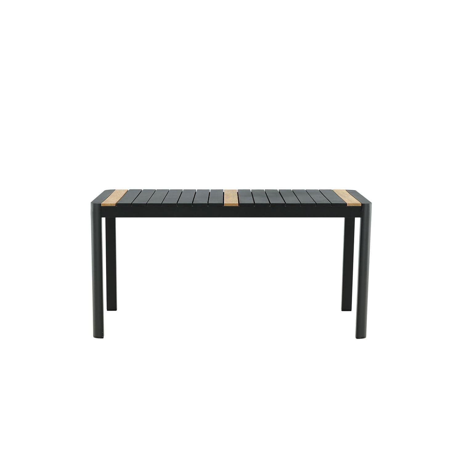 Rebellenclub Ferna Tuintafel - 150 x 90cm - Zwart