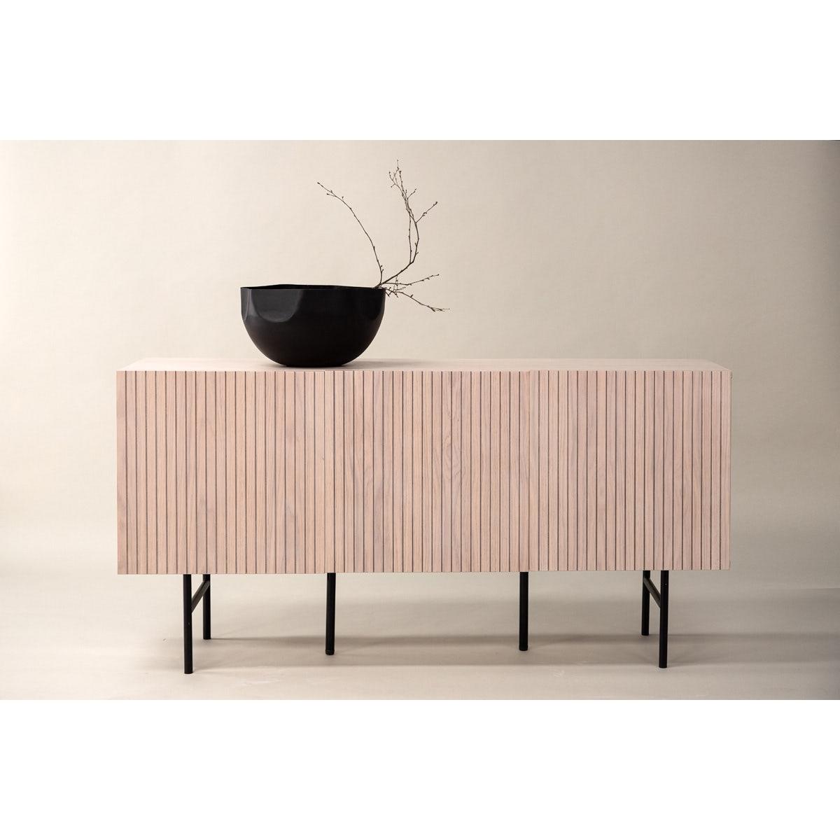 Nest living Ingmar Dressoir Whitewash - Hout - Metalen Poten - B 150