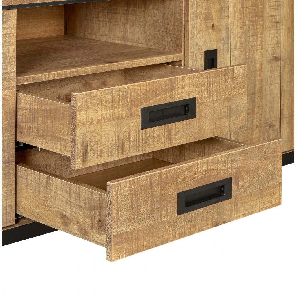 TV-Meubel Tilburg - Hout - Mango|Hout - Naturel - MDF
